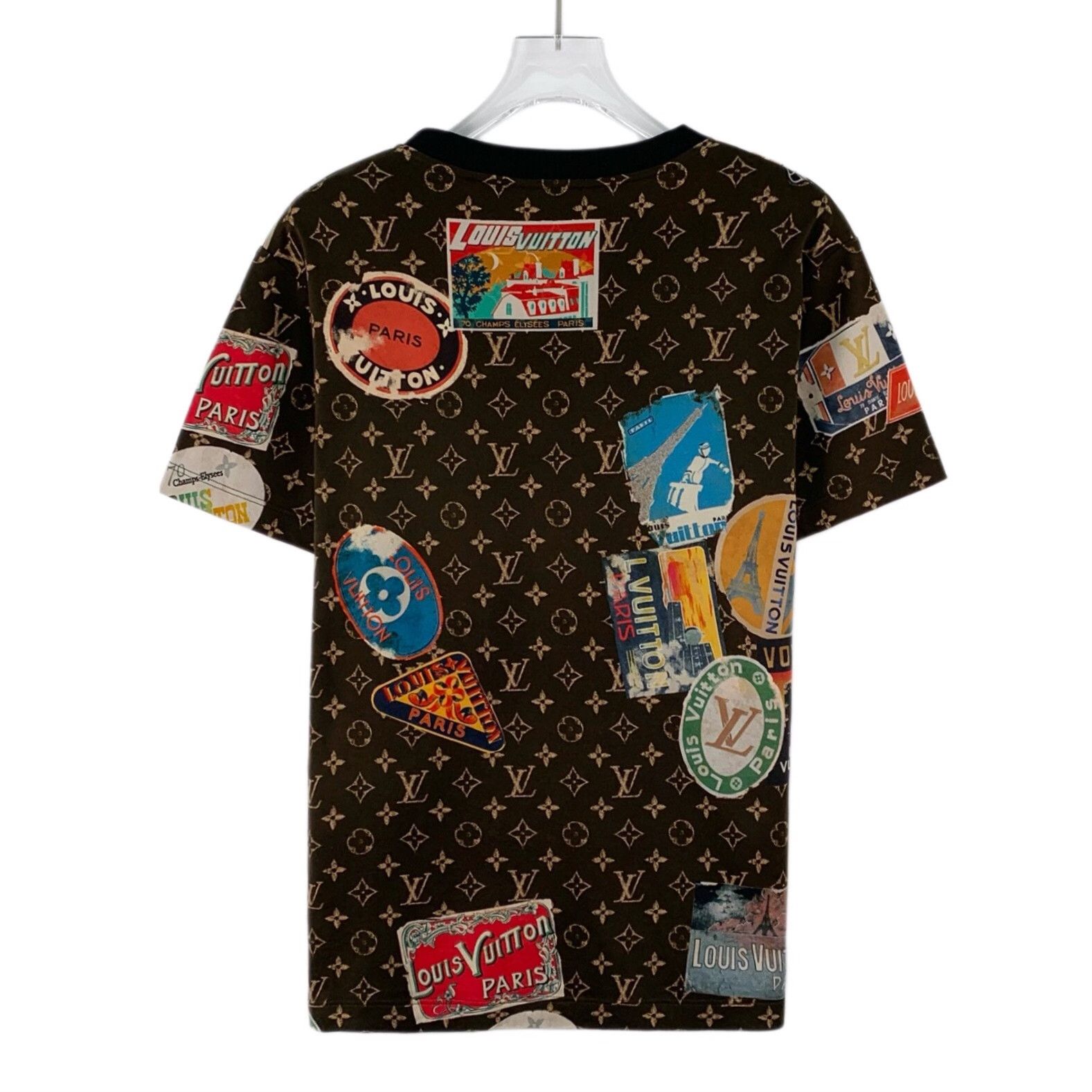 Louis Vuitton Louis Vuitton H31936 Patch Monogram T-Shirt US M Size US M / EU 48-50 / 2 - 3 Thumbnail