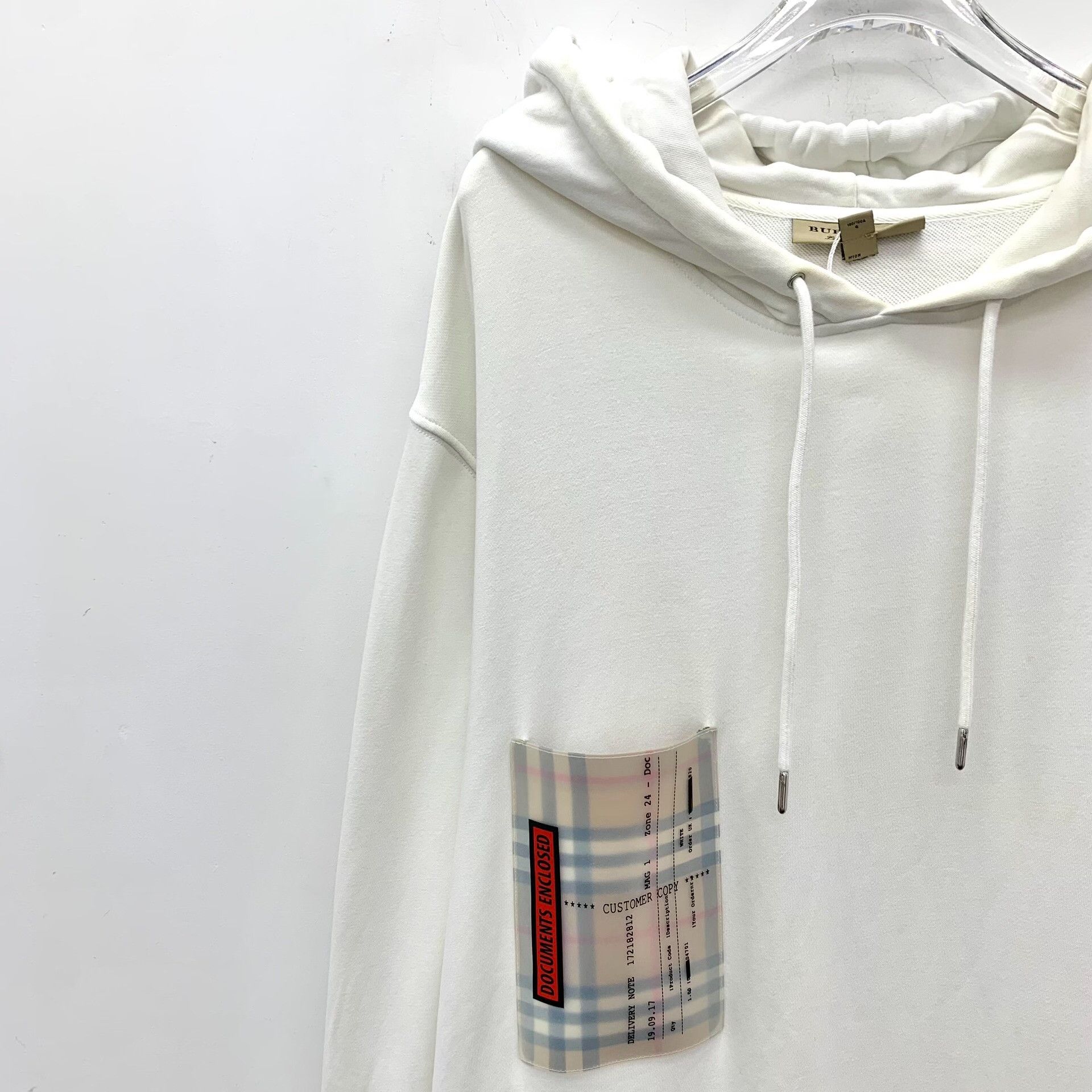 Burberry Burberry Documents Pocket Check Hoodie Size L Size US L / EU 52-54 / 3 - 4 Thumbnail