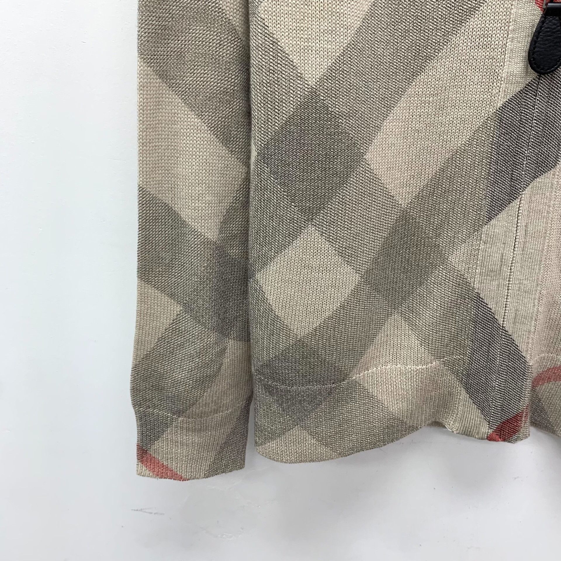 Burberry Burberry Brit Check Wool Cashmere Cardigan S Size US S / EU 44-46 / 1 - 5 Thumbnail