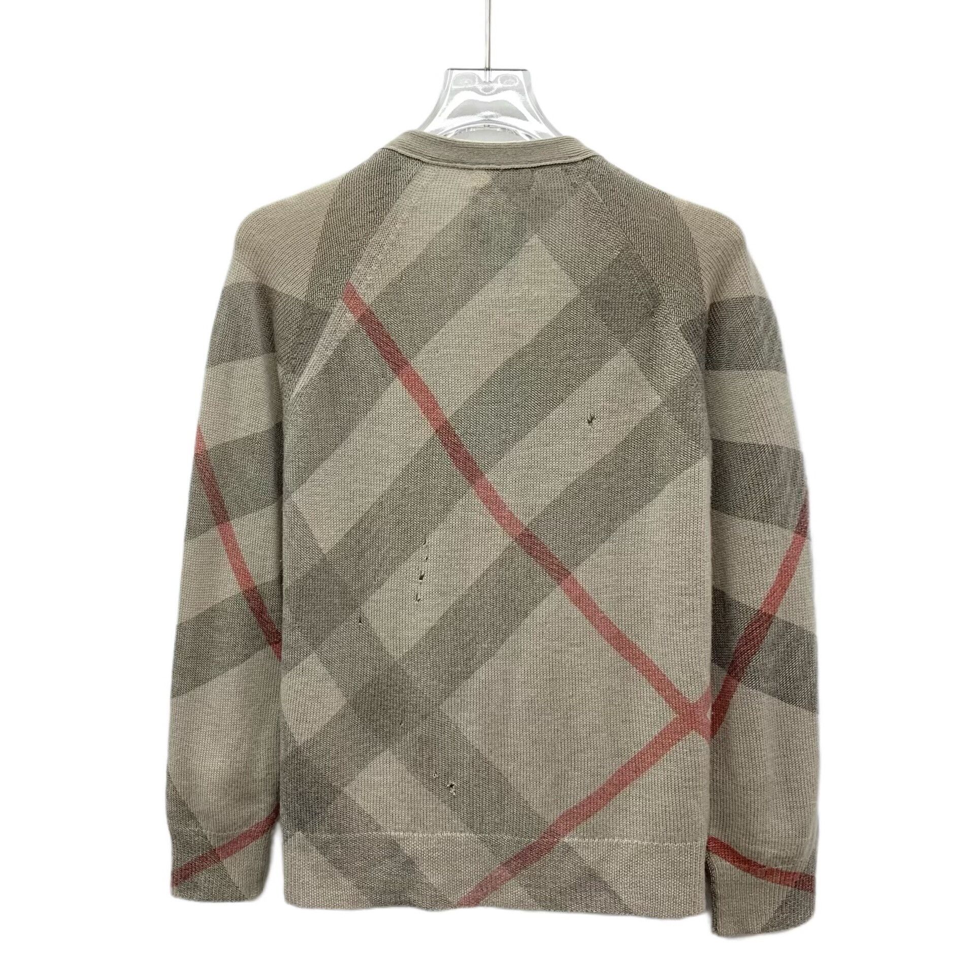 Burberry Burberry Brit Check Wool Cashmere Cardigan S Size US S / EU 44-46 / 1 - 3 Thumbnail