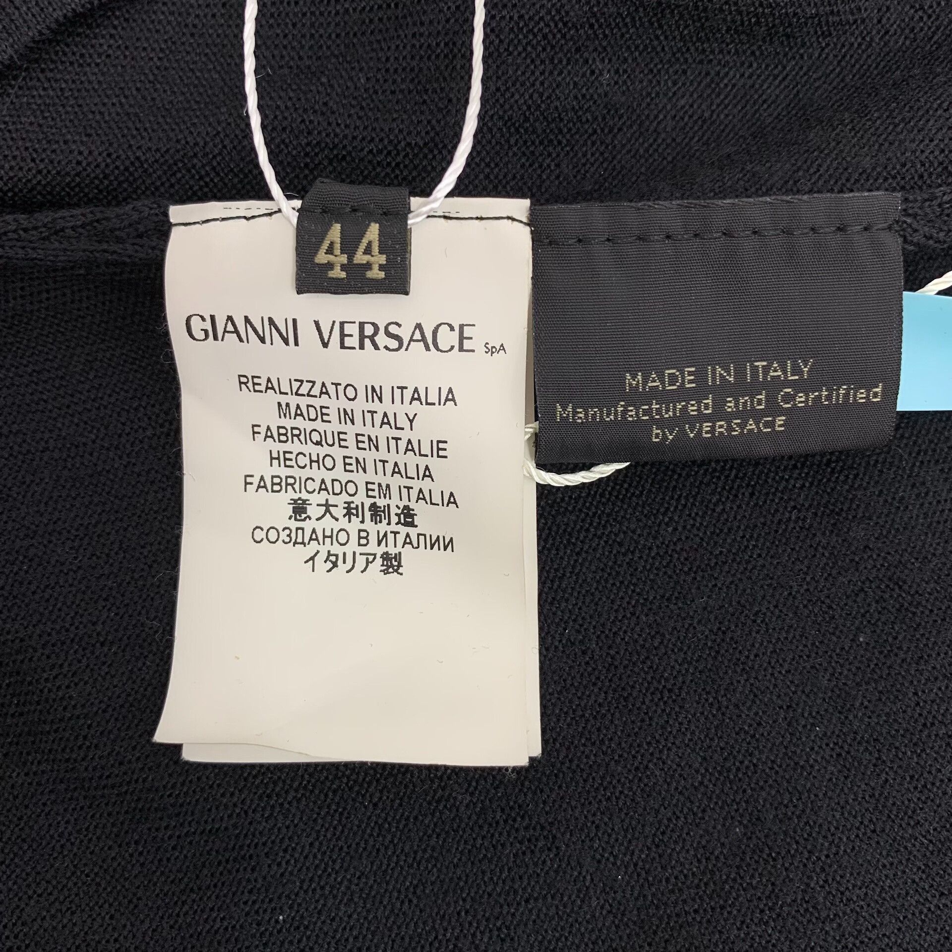 Versace Versace Studded Wool Silk Cardigan 44 Size US S / EU 44-46 / 1 - 7 Thumbnail