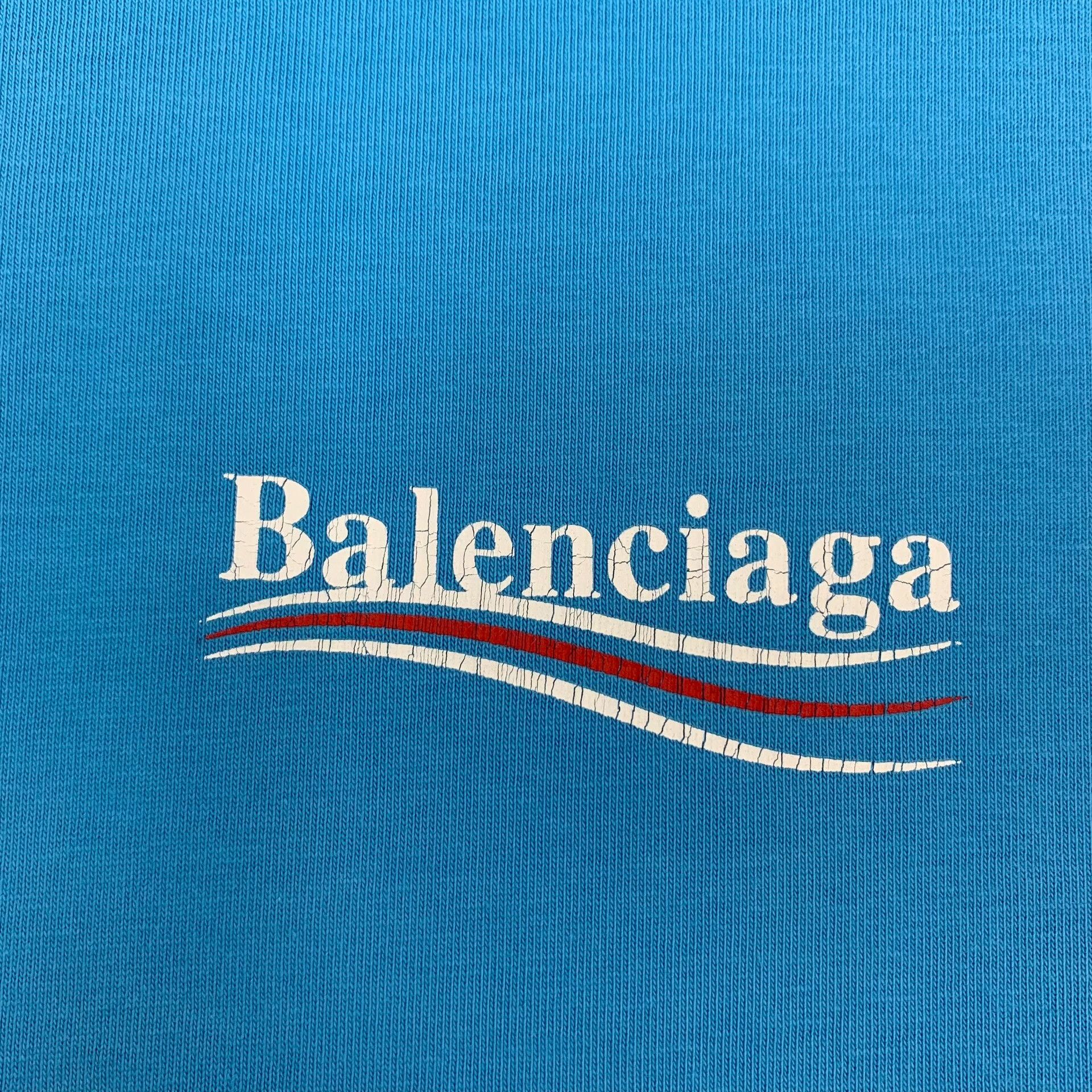 Balenciaga Balenciaga Political Campaign Logo T-Shirt Size M Size US M / EU 48-50 / 2 - 6 Thumbnail