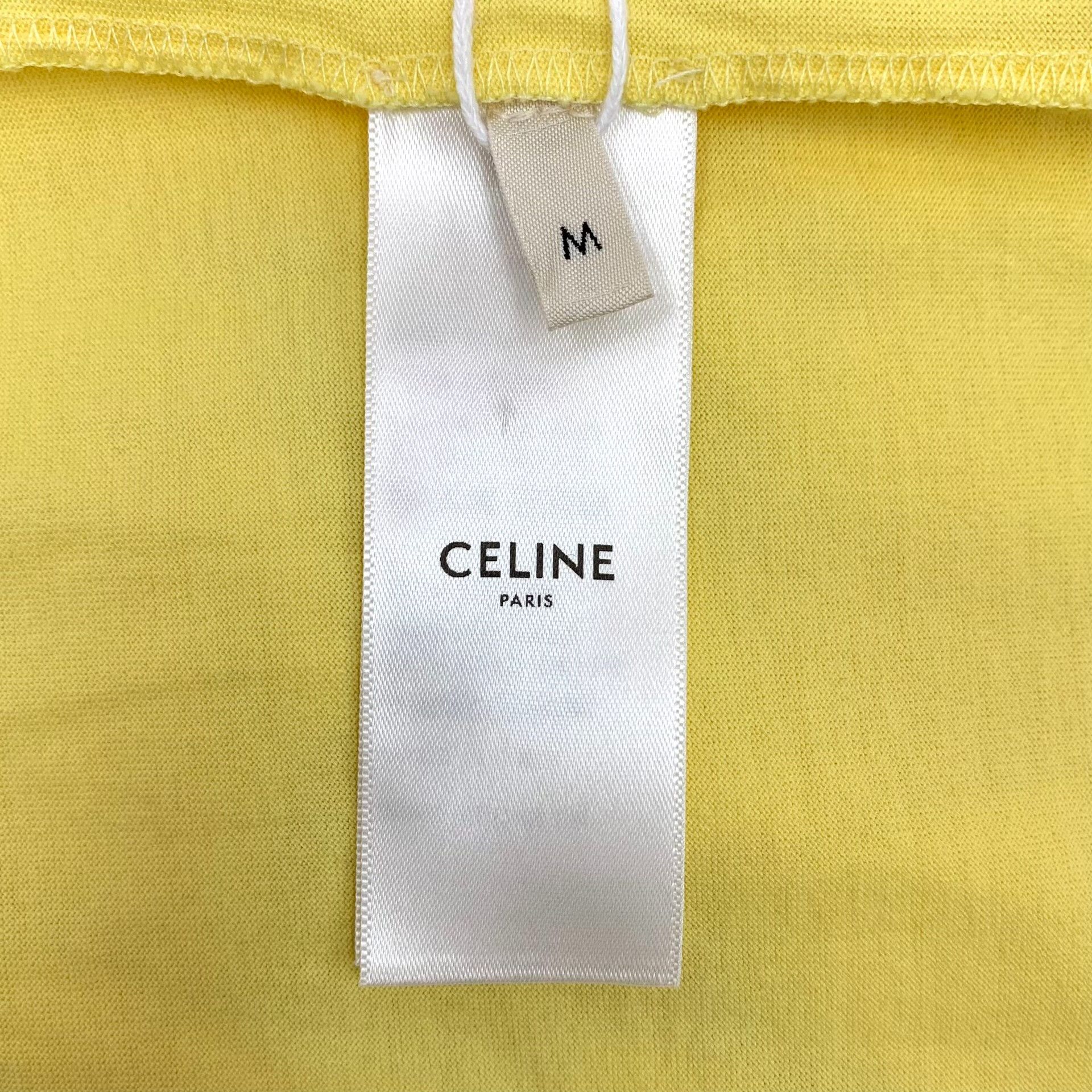 Celine Celine Logo Print Cotton T-Shirt Size M Size US M / EU 48-50 / 2 - 7 Thumbnail