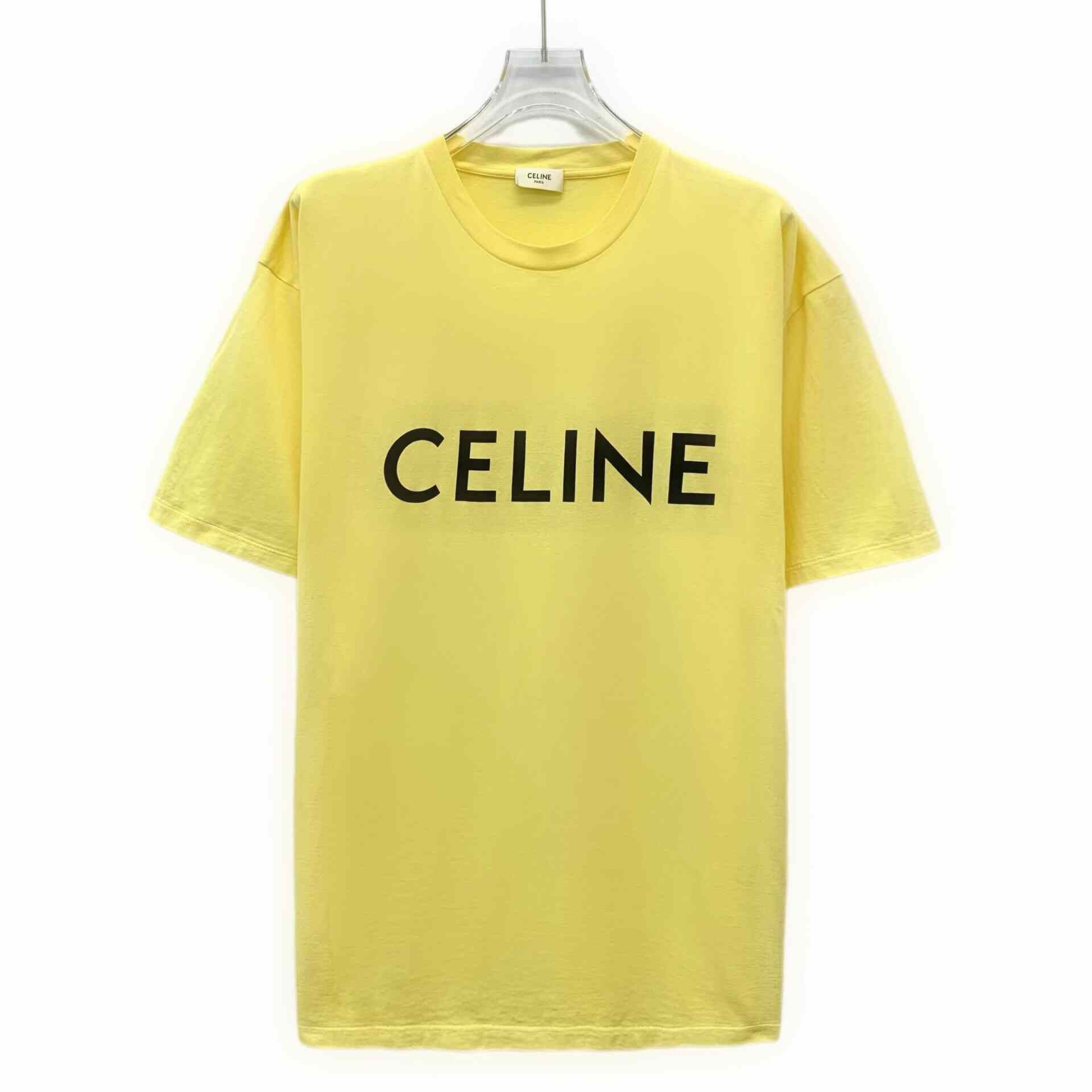 Celine Celine Logo Print Cotton T-Shirt Size M Size US M / EU 48-50 / 2 - 2 Thumbnail