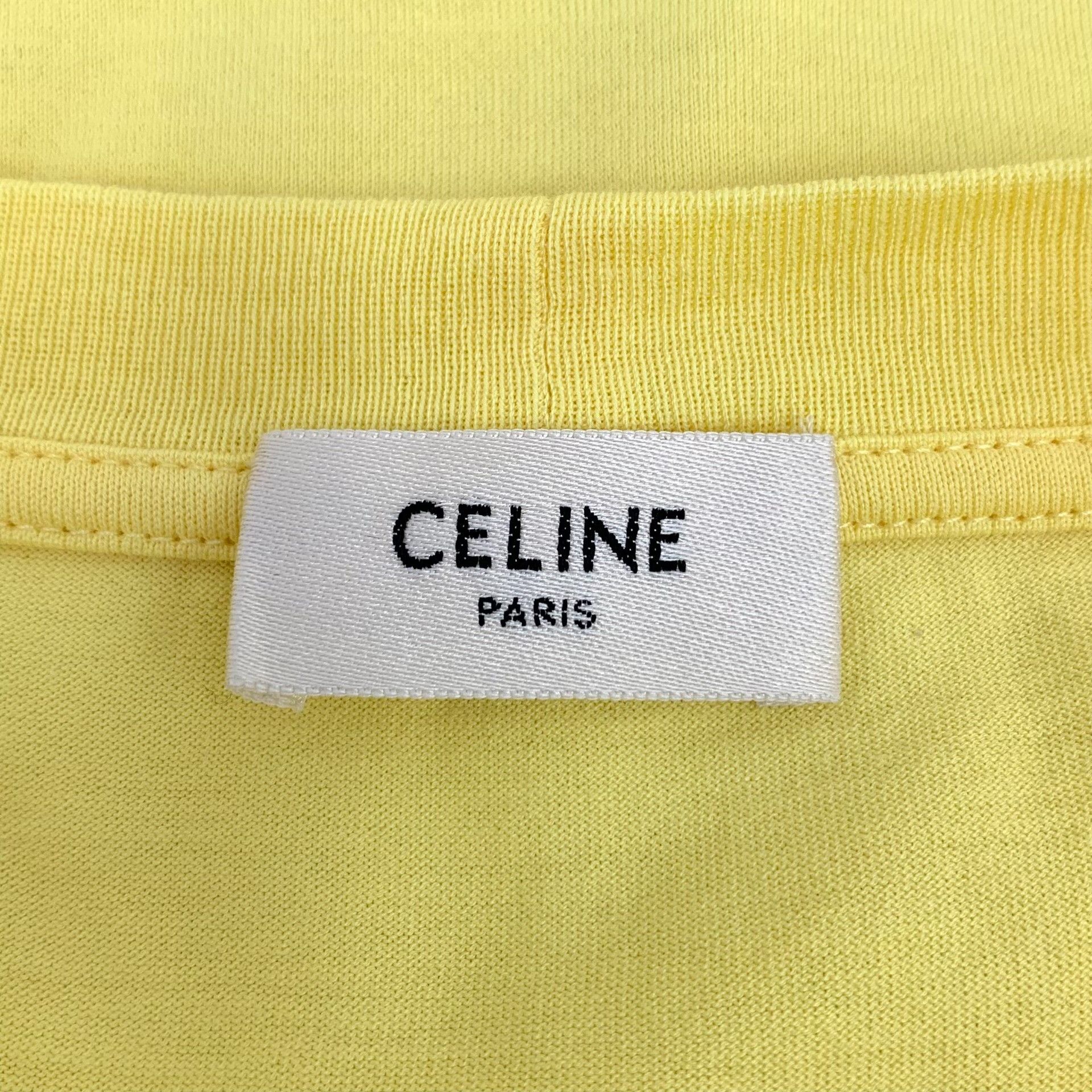 Celine Celine Logo Print Cotton T-Shirt Size M Size US M / EU 48-50 / 2 - 6 Thumbnail