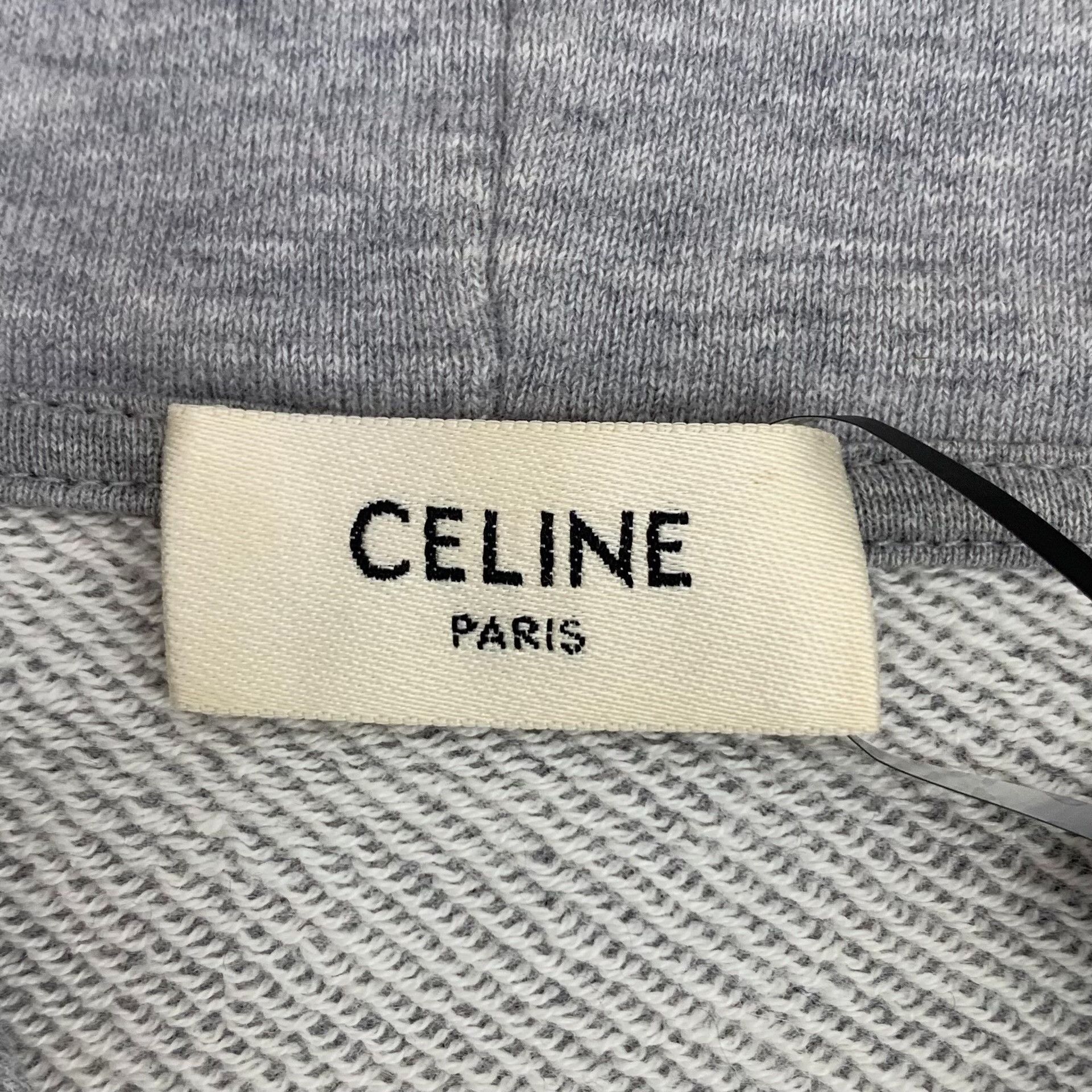 Celine Celine Triomphe Embroidered Hoodie M Size US M / EU 48-50 / 2 - 7 Thumbnail