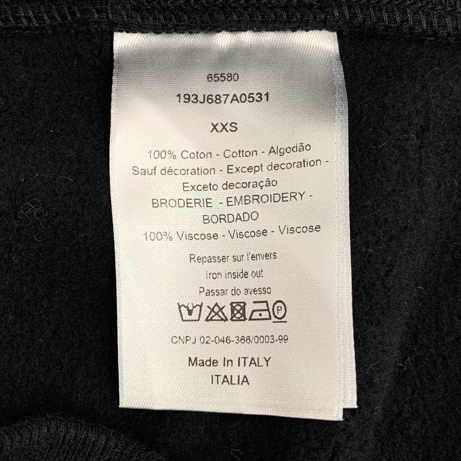 Dior Dior Embroidered CD Logo Sweatshirt XXS Size US XXS / EU 40 - 8 Thumbnail