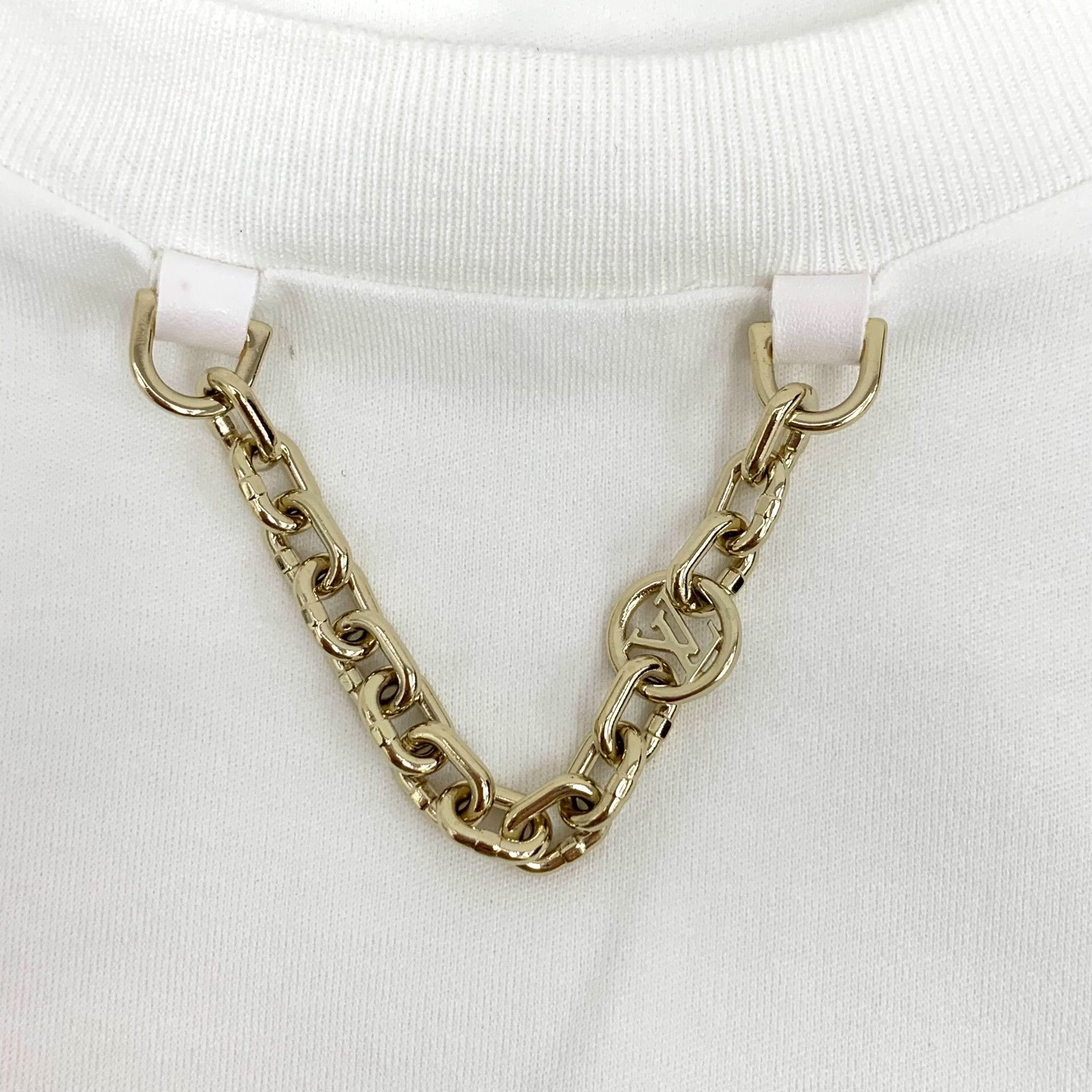 Louis Vuitton Louis Vuitton Rope Print Chain T-Shirt L Size US L / EU 52-54 / 3 - 6 Thumbnail