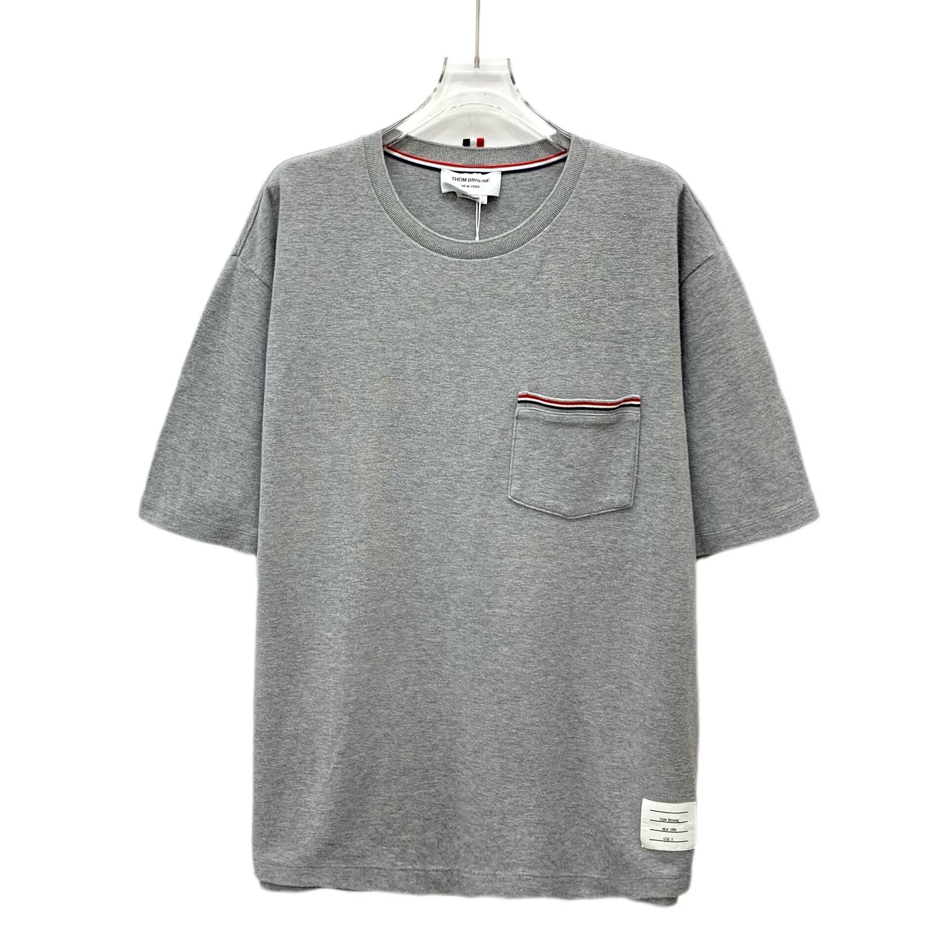 Thom Browne Thom Browne RWB Stripe Pocket T-Shirt Size 3 Size US L / EU 52-54 / 3 - 2 Thumbnail