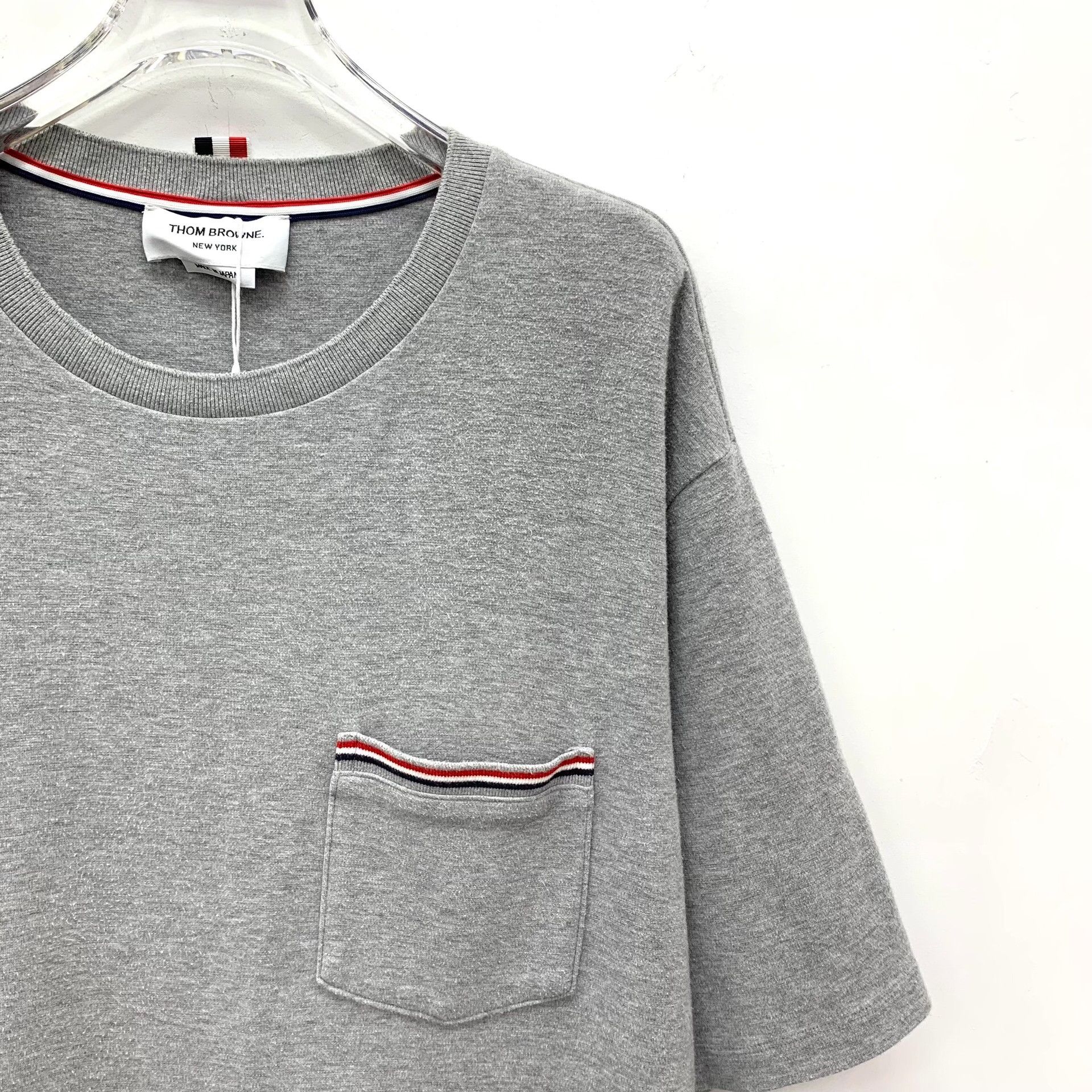 Thom Browne Thom Browne RWB Stripe Pocket T-Shirt Size 3 Size US L / EU 52-54 / 3 - 4 Thumbnail