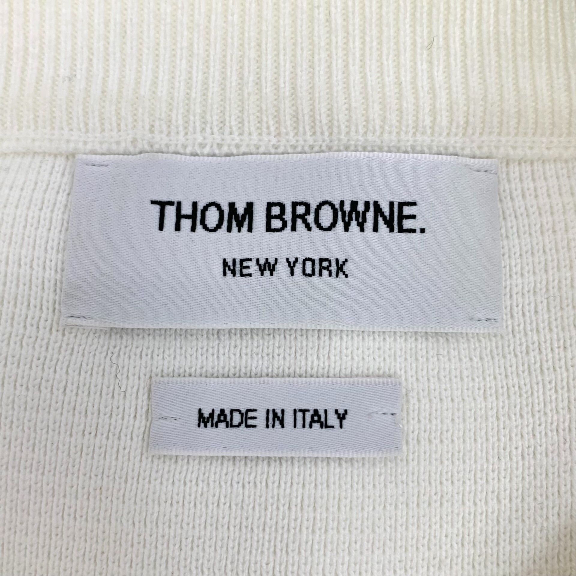 Thom Browne Thom Browne 4-Bar Stripe Cotton Sweater 40 Size US XXS / EU 40 - 6 Thumbnail