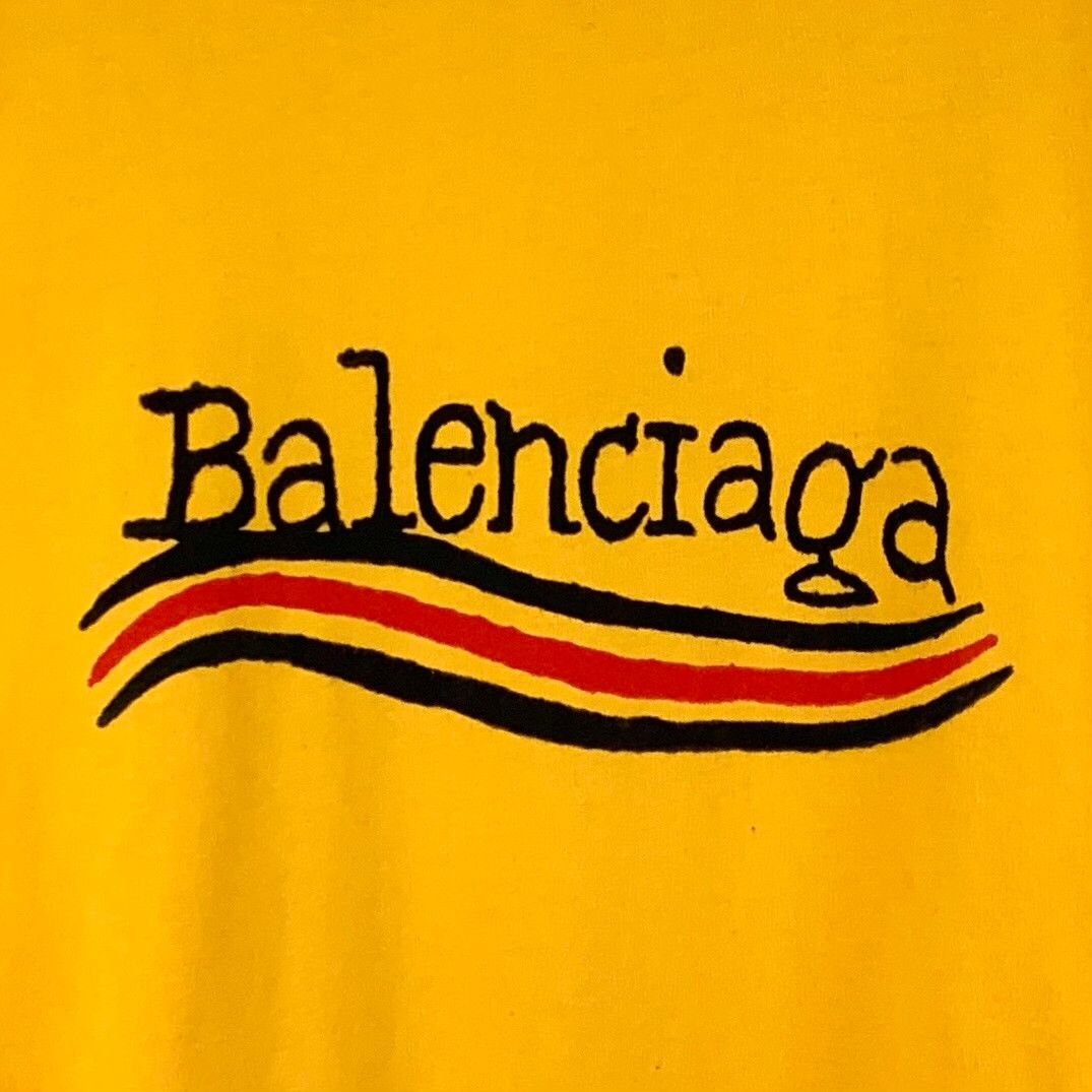 Balenciaga Balenciaga Script Logo Print T-Shirt M Size US M / EU 48-50 / 2 - 5 Thumbnail