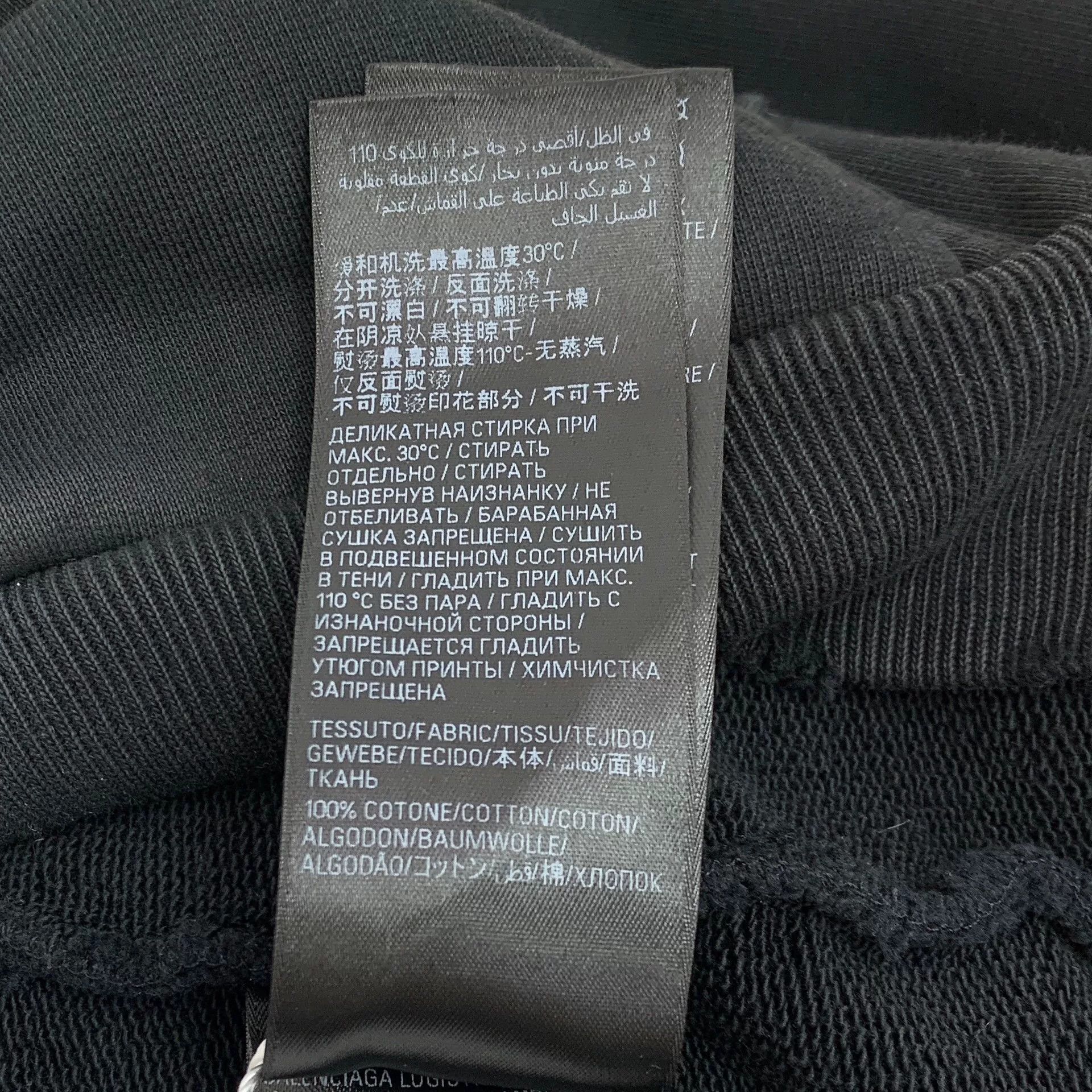 Balenciaga Balenciaga 3B Logo Faded Hoodie M Size US M / EU 48-50 / 2 - 9 Thumbnail
