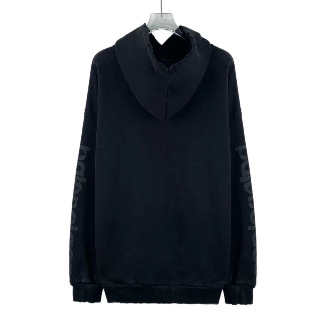 Balenciaga Balenciaga 3B Logo Faded Hoodie M Size US M / EU 48-50 / 2 - 3 Thumbnail