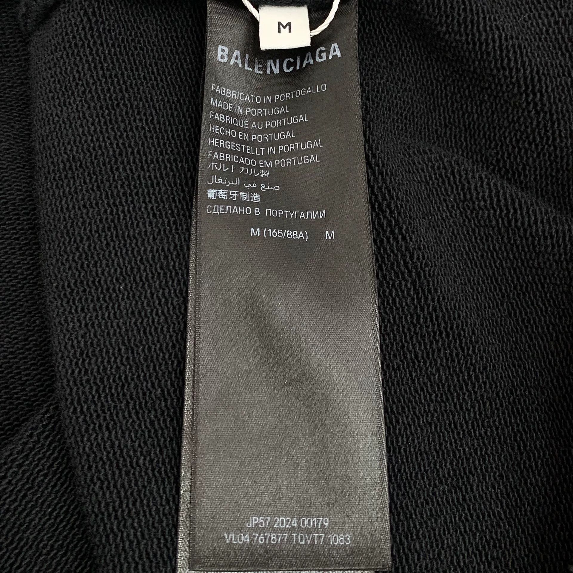 Balenciaga Balenciaga 3B Logo Faded Hoodie M Size US M / EU 48-50 / 2 - 8 Thumbnail