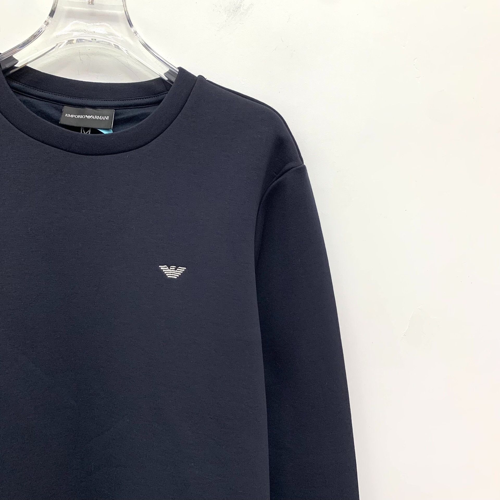 Emporio Armani Emporio Armani Script Logo Sweatshirt Size M Size US M / EU 48-50 / 2 - 4 Thumbnail