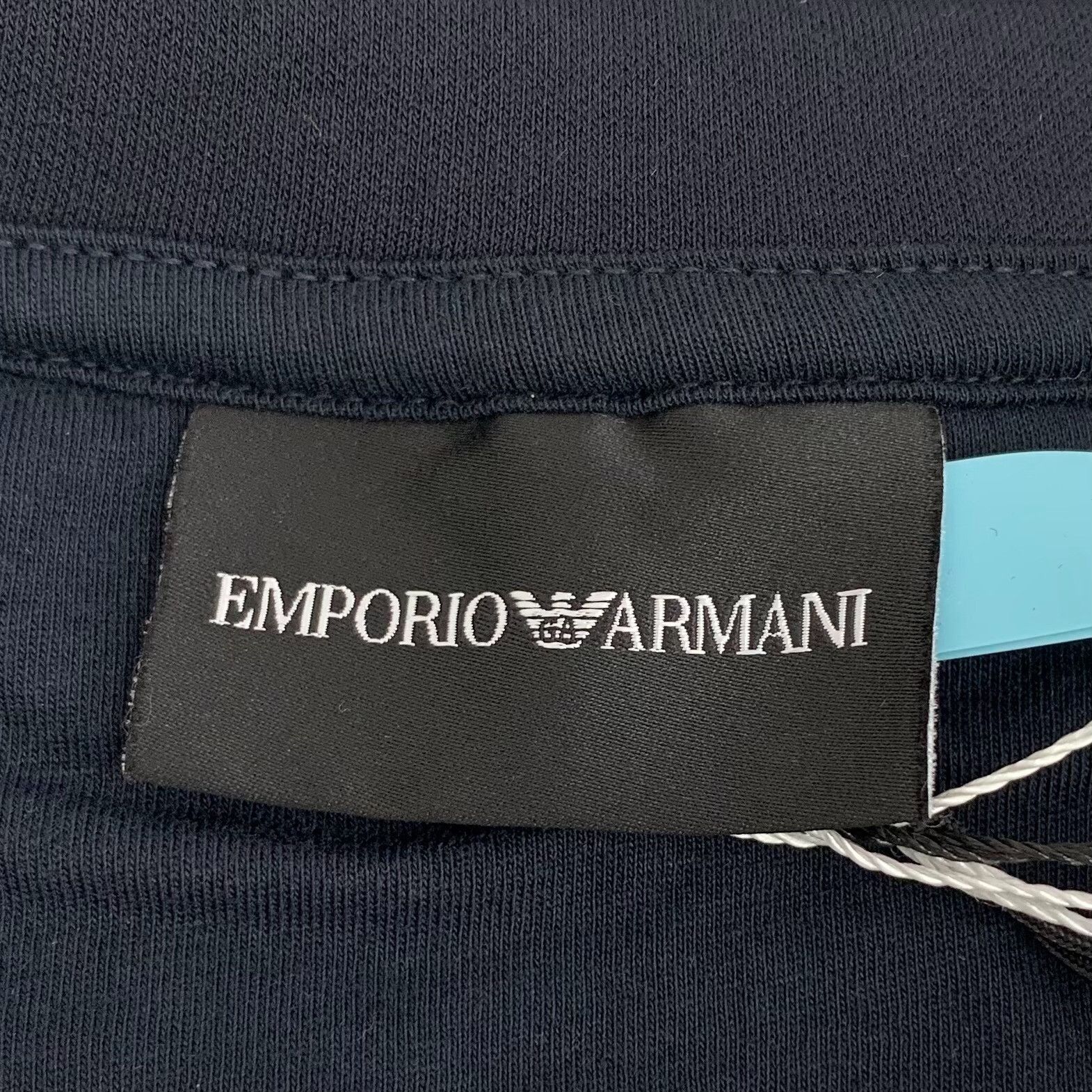 Emporio Armani Emporio Armani Script Logo Sweatshirt Size M Size US M / EU 48-50 / 2 - 6 Thumbnail