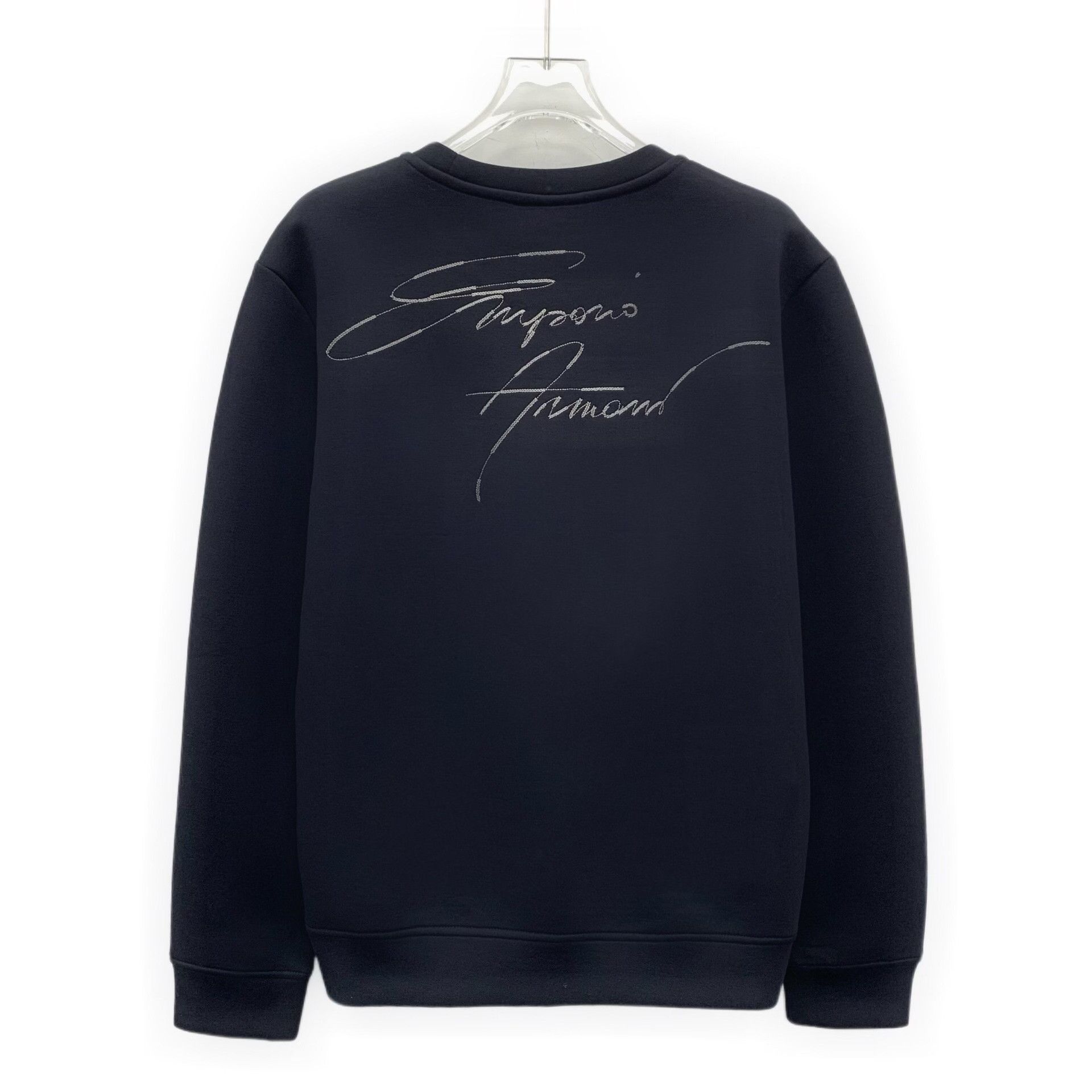Emporio Armani Emporio Armani Script Logo Sweatshirt Size M Size US M / EU 48-50 / 2 - 3 Thumbnail