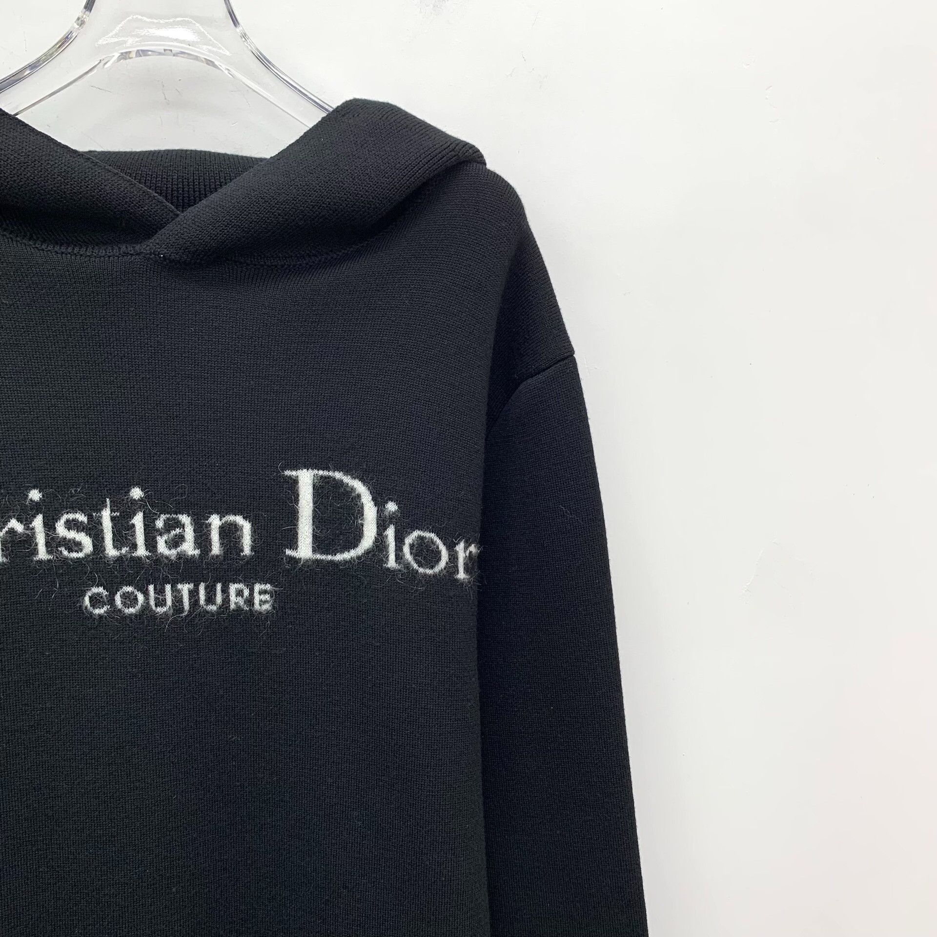 Dior Dior Christian Dior Couture Mohair Hoodie XS Size US XS / EU 42 / 0 - 4 Thumbnail