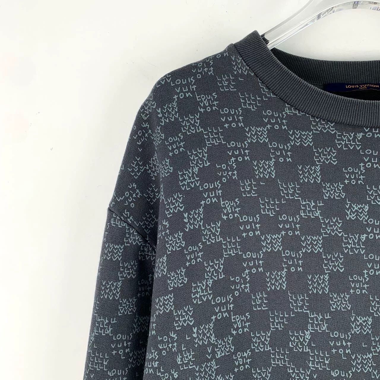 Louis Vuitton Louis Vuitton Damier Checkered Sweatshirt Size S Size US S / EU 44-46 / 1 - 4 Thumbnail