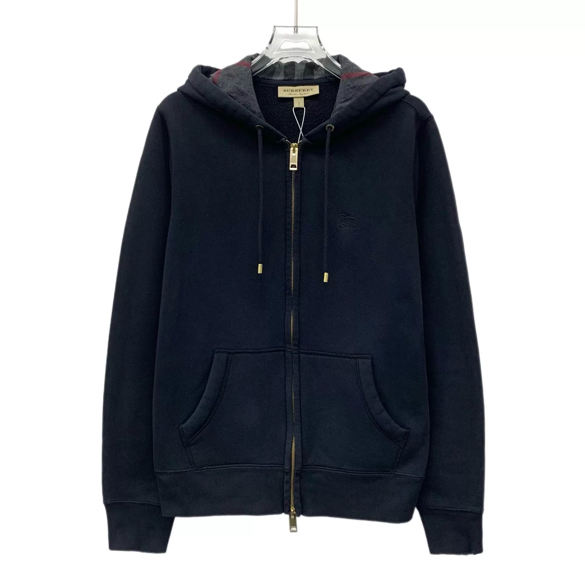 Burberry Burberry Embroidered Knight Zip Hoodie Size S Size US S / EU 44-46 / 1 - 2 Thumbnail
