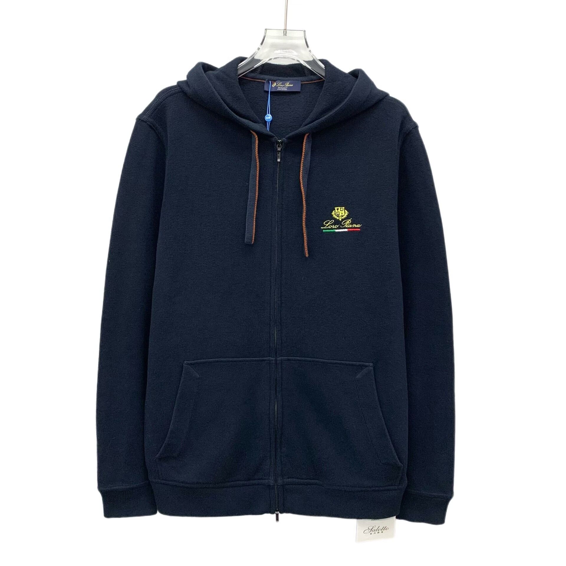 Loro Piana Loro Piana Horsey Embroidered Logo Zip Hoodie US M Size US M / EU 48-50 / 2 - 2 Thumbnail