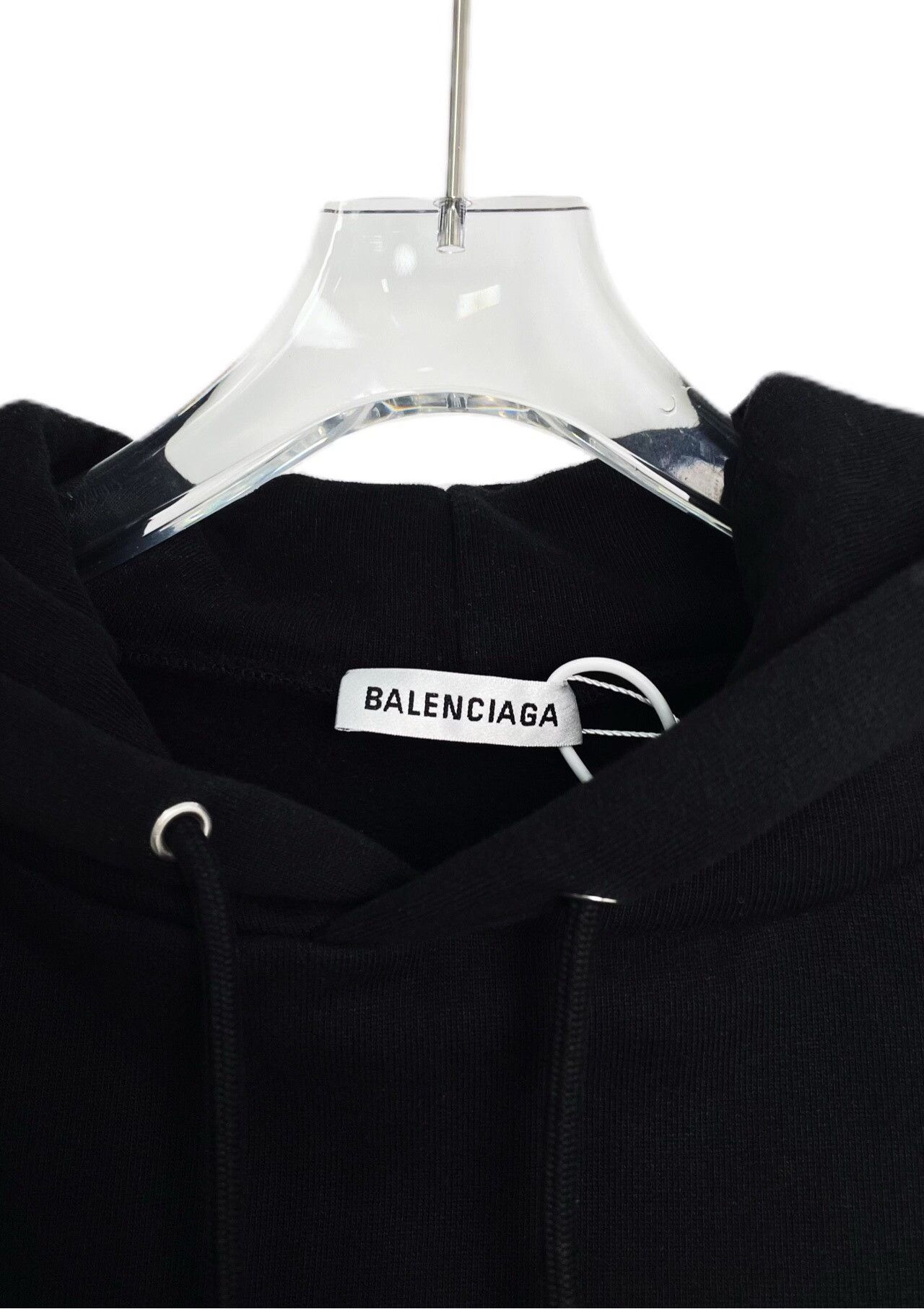 Balenciaga Balenciaga Logo Embroidered Cotton Hoodie XS Size US XS / EU 42 / 0 - 5 Thumbnail