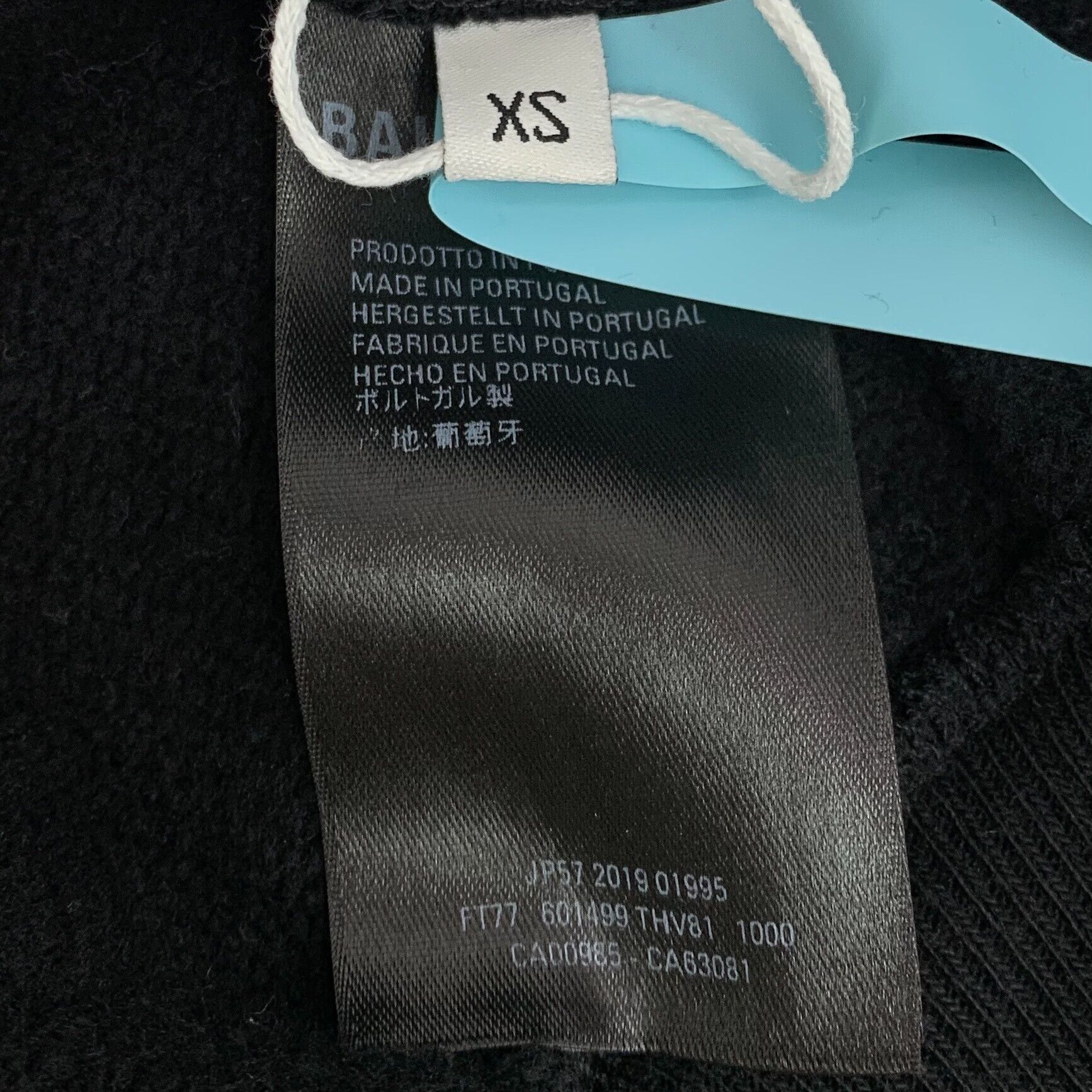 Balenciaga Balenciaga Logo Embroidered Cotton Hoodie XS Size US XS / EU 42 / 0 - 7 Thumbnail