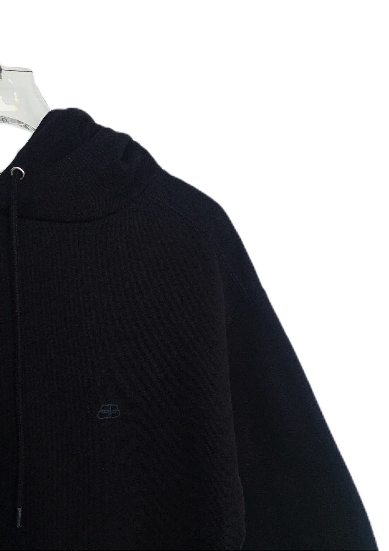 Balenciaga Balenciaga Logo Embroidered Cotton Hoodie XS Size US XS / EU 42 / 0 - 4 Thumbnail