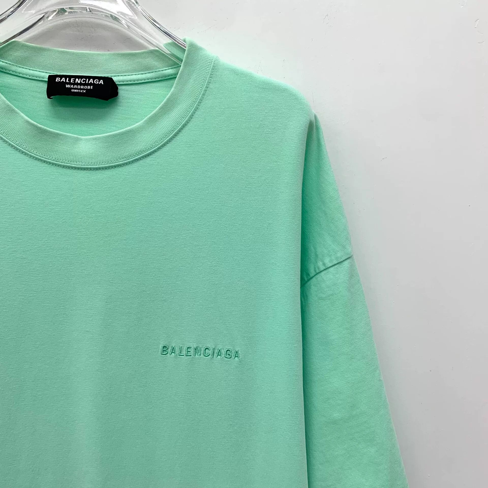 Balenciaga Balenciaga Logo Embroidered Cotton T-Shirt Size L Size US L / EU 52-54 / 3 - 4 Thumbnail