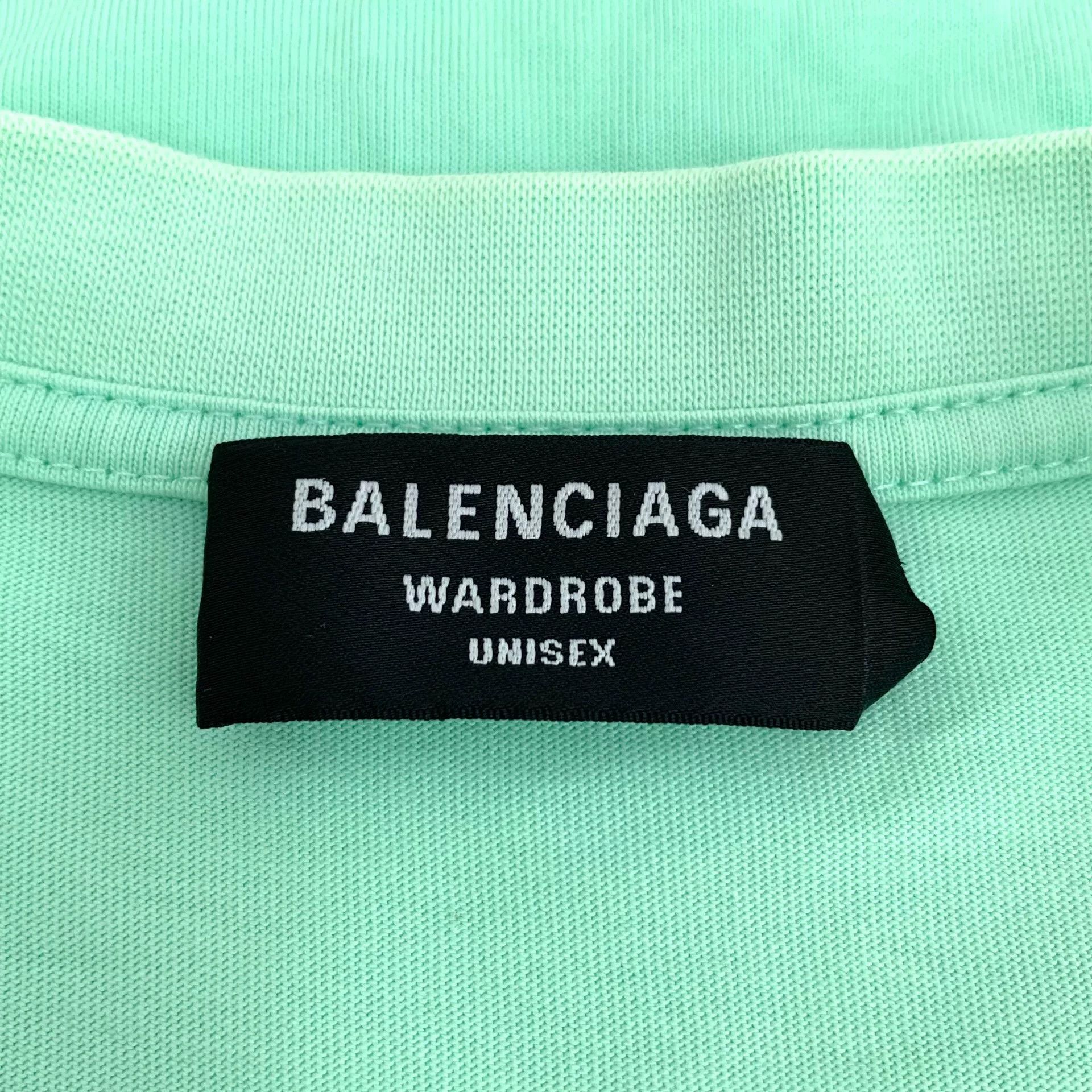 Balenciaga Balenciaga Logo Embroidered Cotton T-Shirt Size L Size US L / EU 52-54 / 3 - 6 Thumbnail