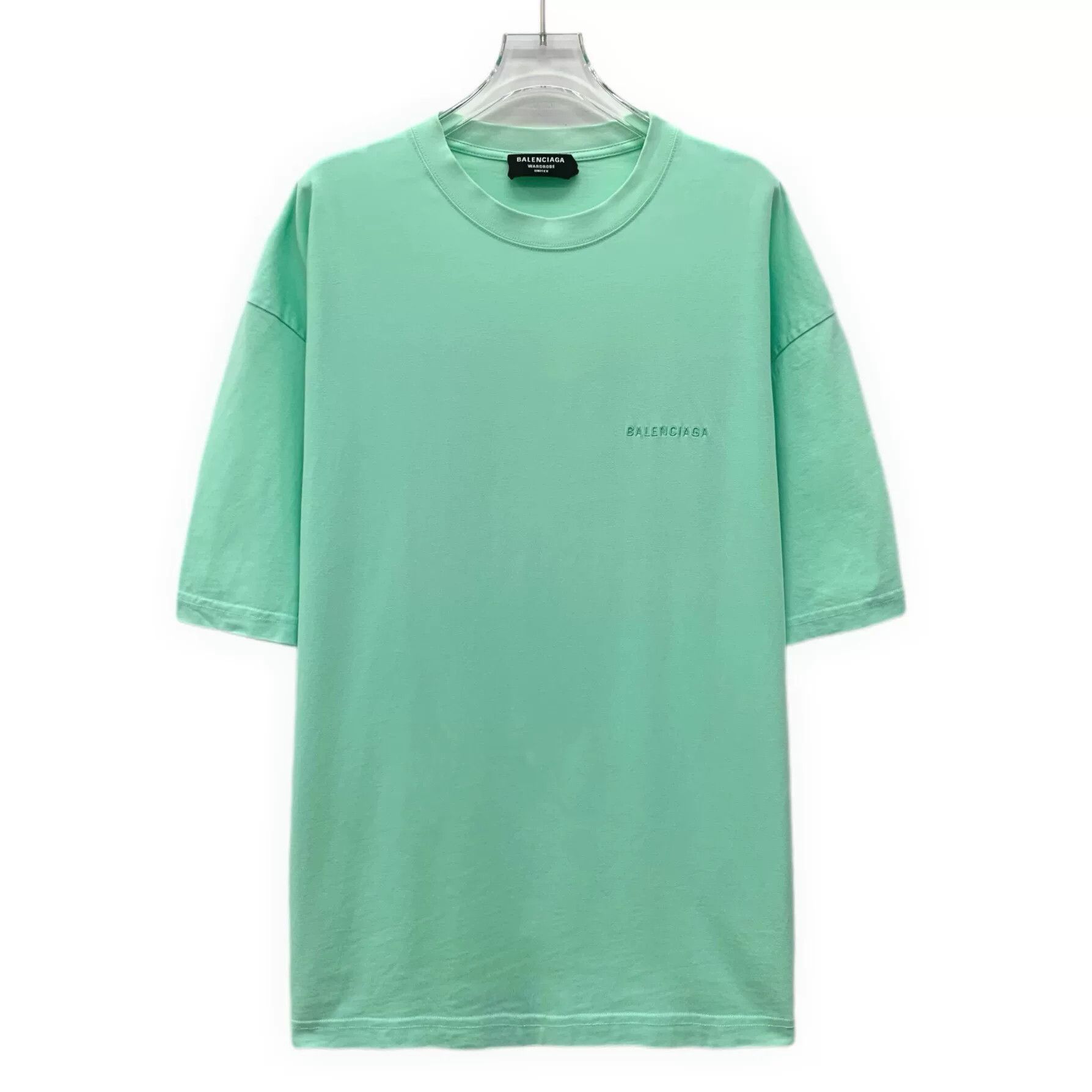 Balenciaga Balenciaga Logo Embroidered Cotton T-Shirt Size L Size US L / EU 52-54 / 3 - 2 Thumbnail