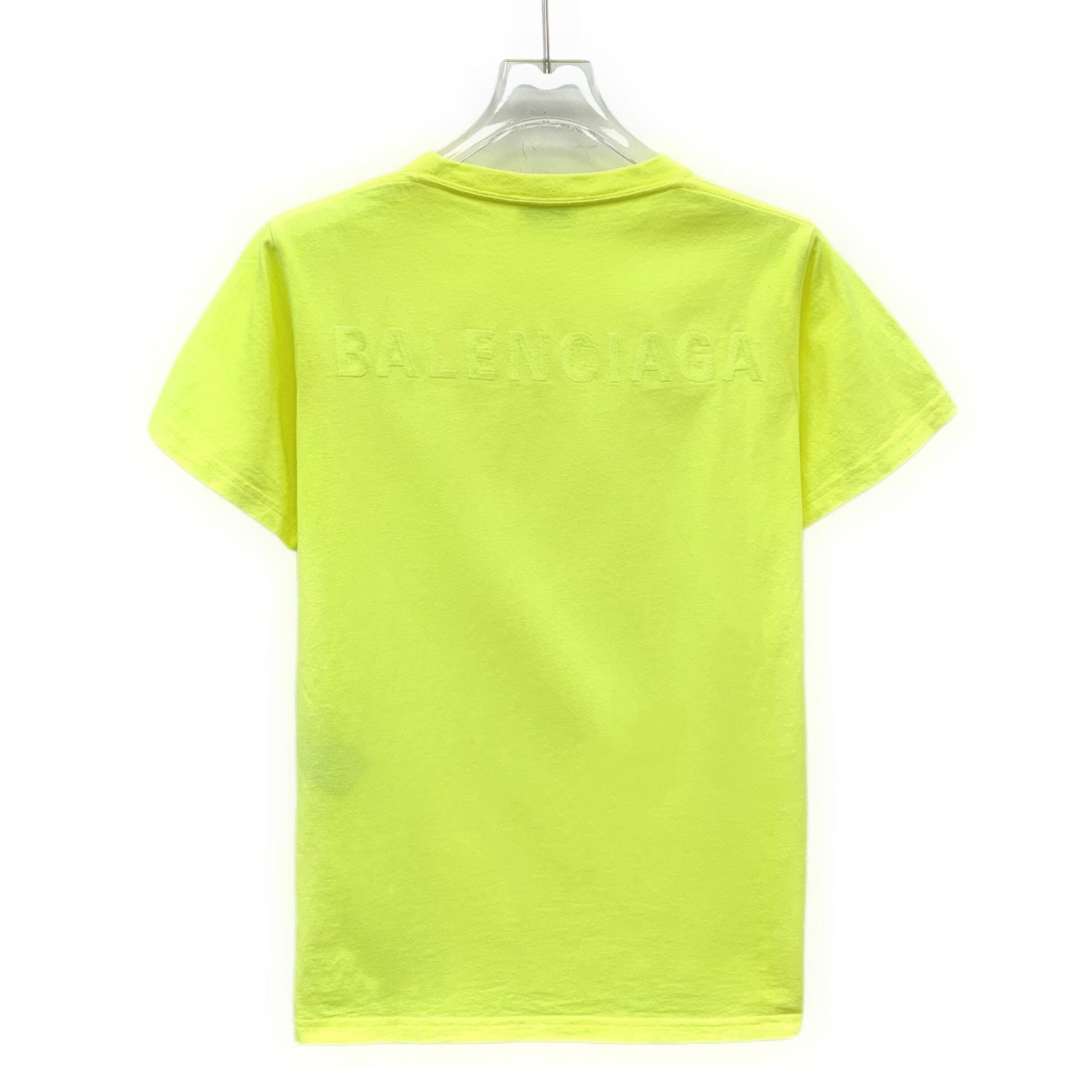 Balenciaga Balenciaga Neon Embroidered Logo T-Shirt US M Size US M / EU 48-50 / 2 - 3 Thumbnail