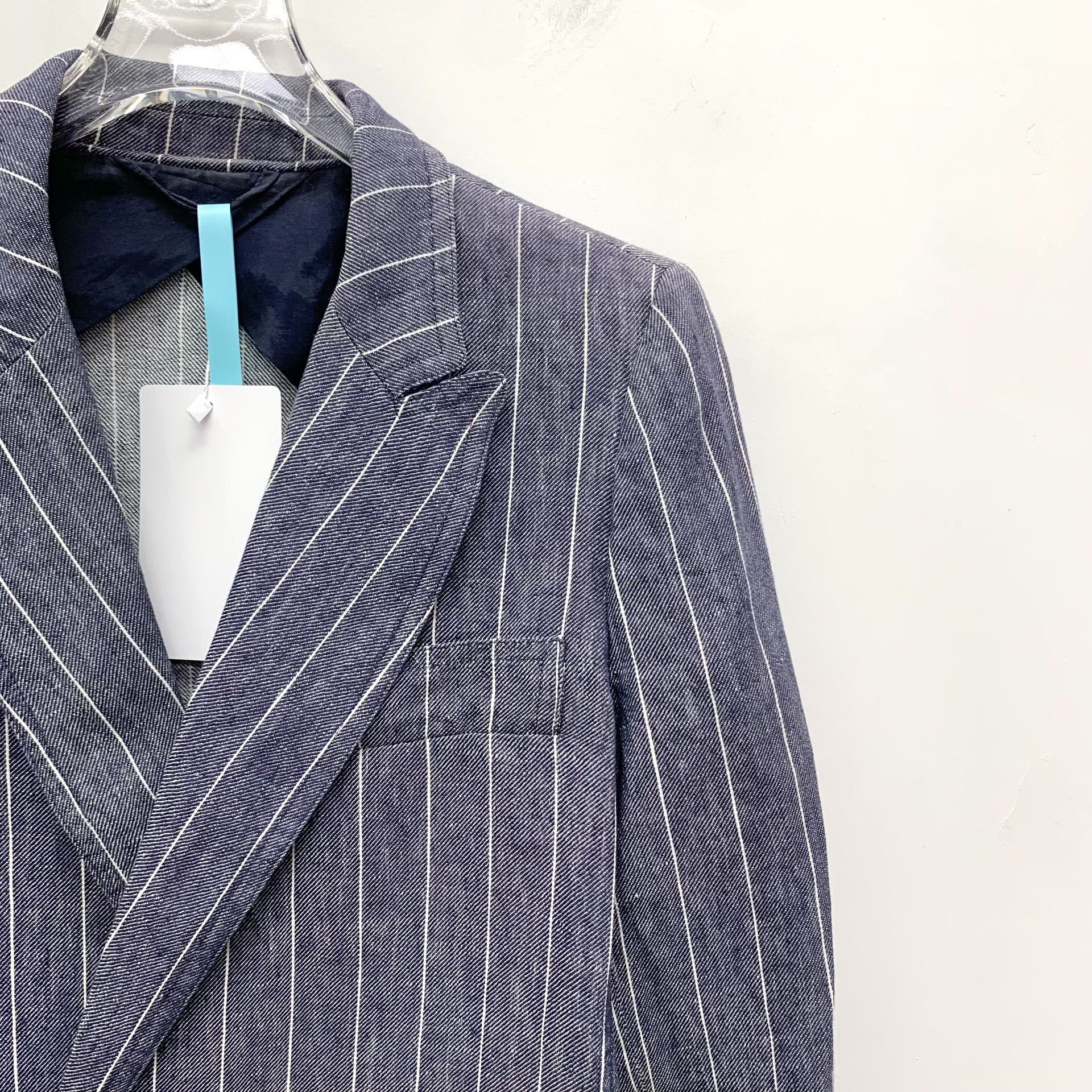 Max Mara MaxMara Striped Linen Double-Breasted Blazer IT 42 Size M / US 6-8 / IT 42-44 - 4 Thumbnail