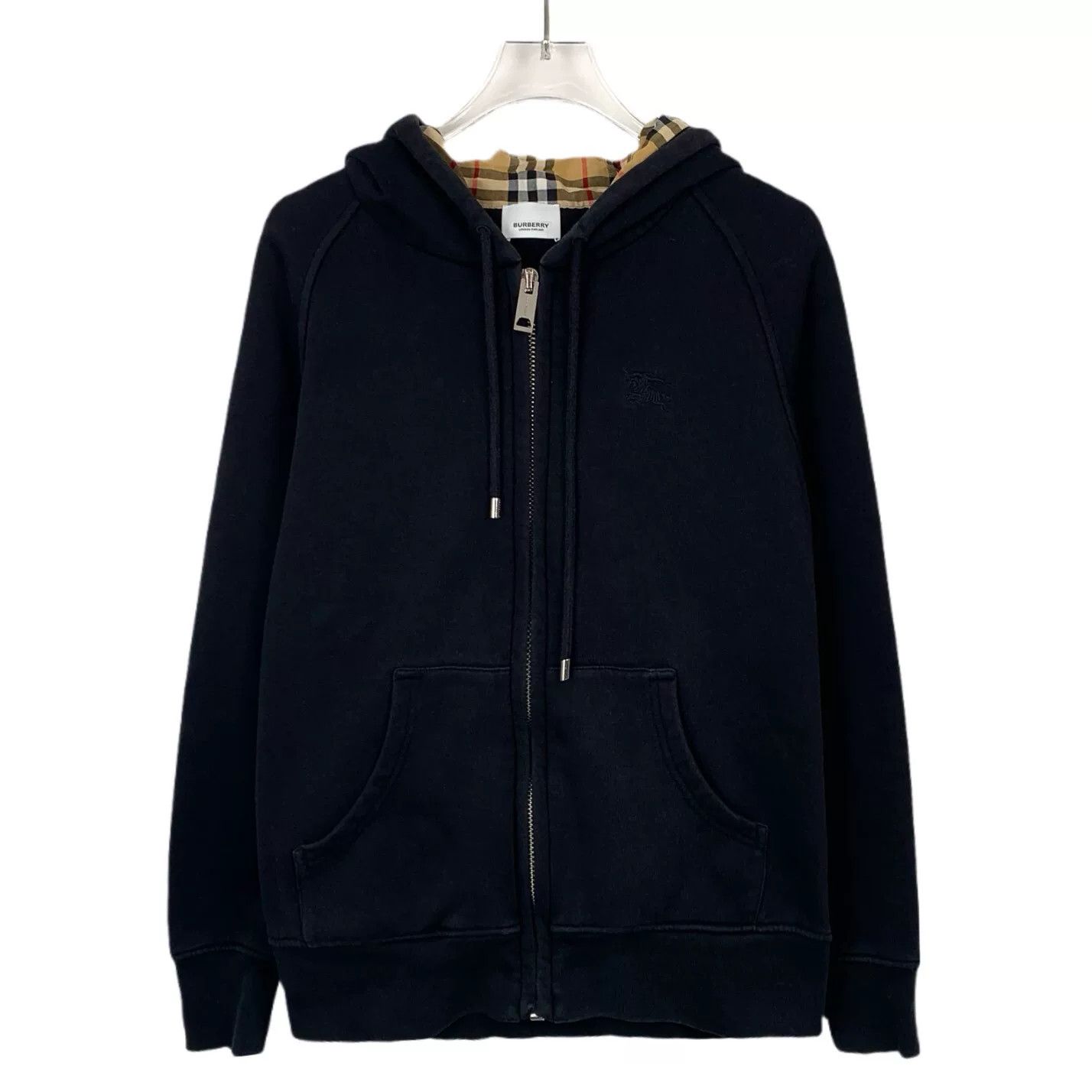 Burberry Burberry Embroidered Knight Zip Hoodie S Size US S / EU 44-46 / 1 - 2 Thumbnail