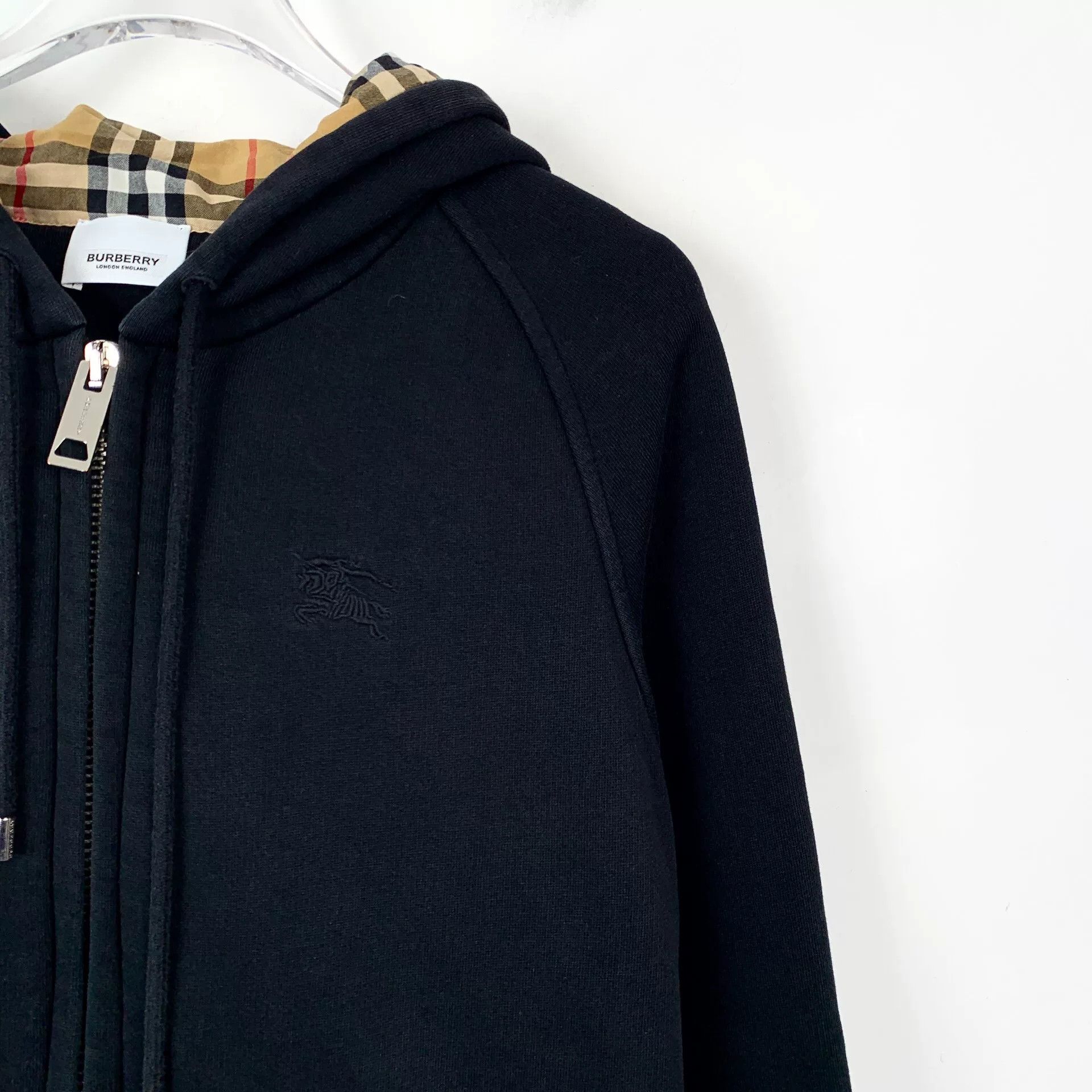 Burberry Burberry Embroidered Knight Zip Hoodie S Size US S / EU 44-46 / 1 - 4 Thumbnail