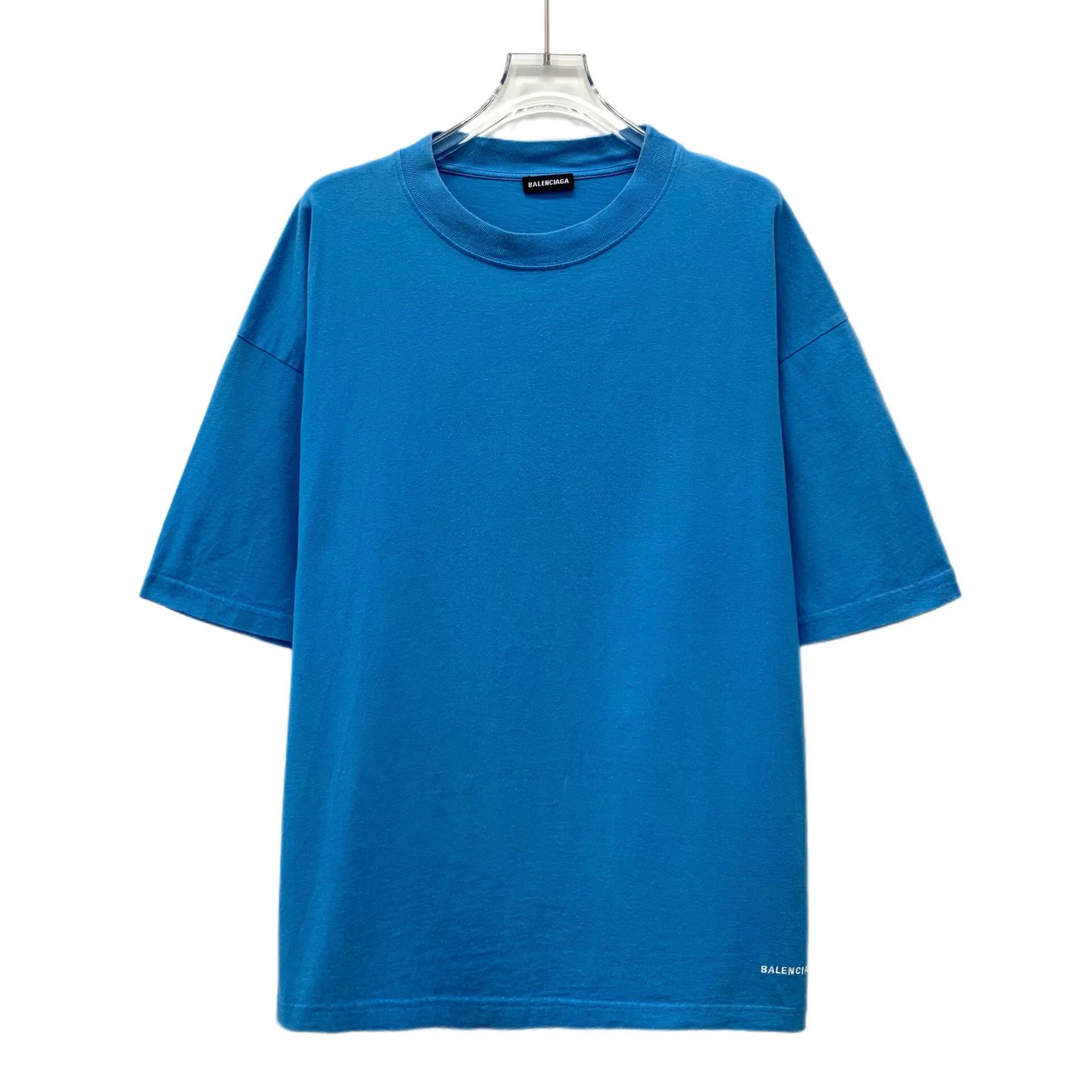 Balenciaga Balenciaga Logo Embroidery Cotton T-Shirt Size M Size US M / EU 48-50 / 2 - 2 Thumbnail