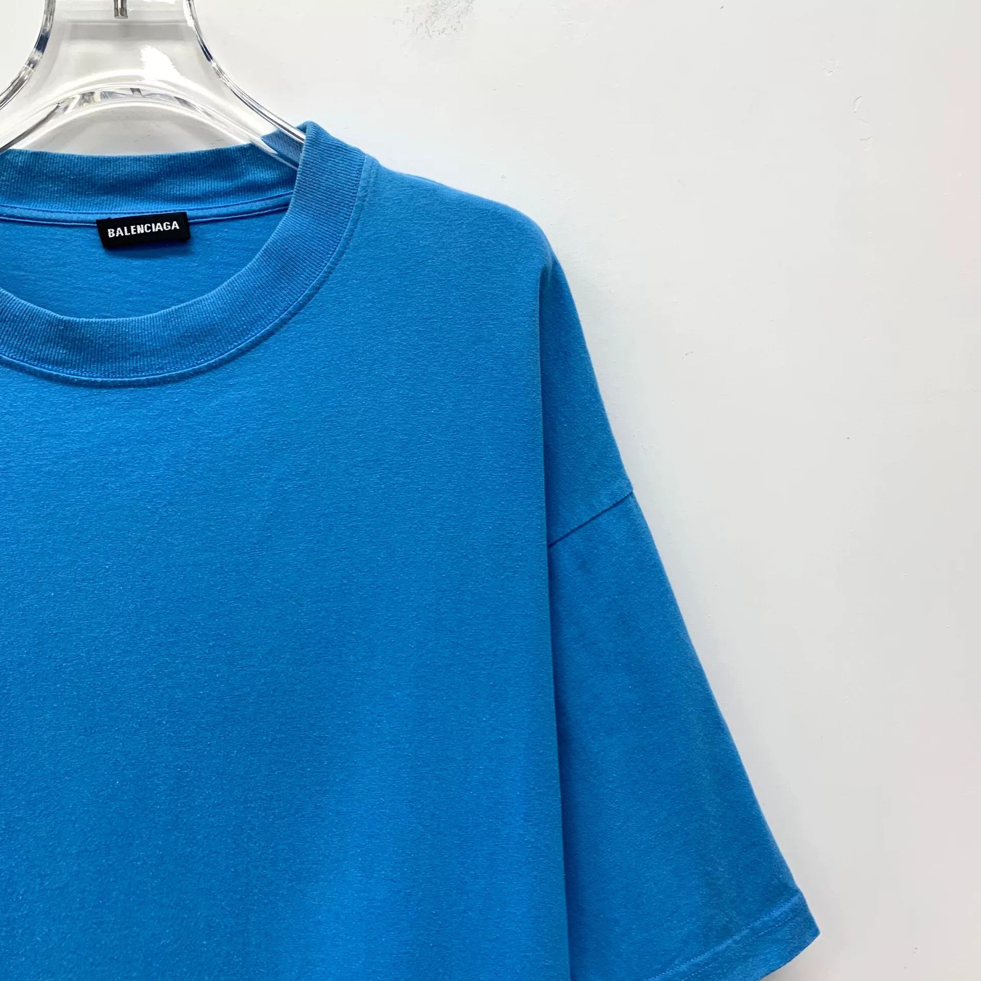 Balenciaga Balenciaga Logo Embroidery Cotton T-Shirt Size M Size US M / EU 48-50 / 2 - 4 Thumbnail