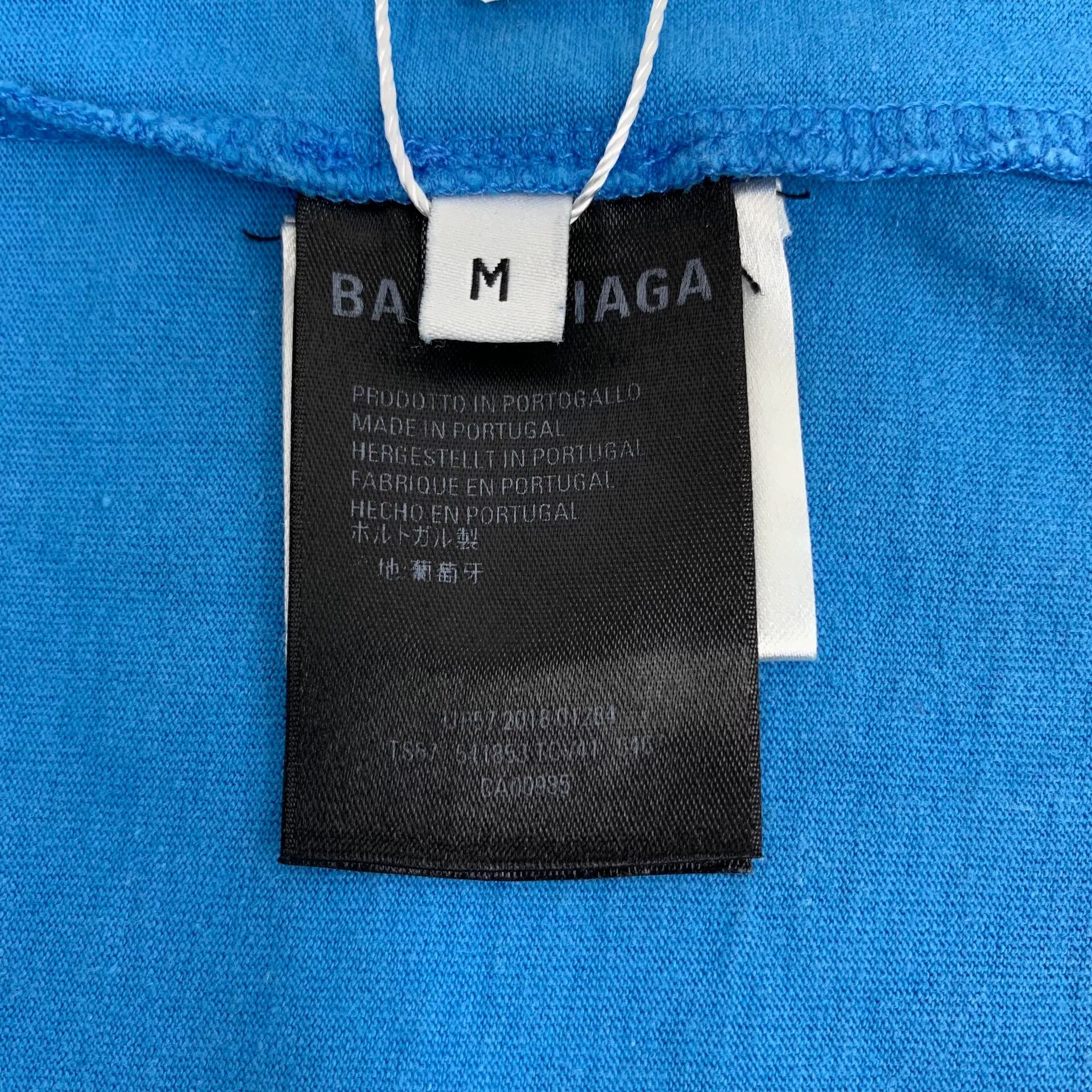 Balenciaga Balenciaga Logo Embroidery Cotton T-Shirt Size M Size US M / EU 48-50 / 2 - 7 Thumbnail