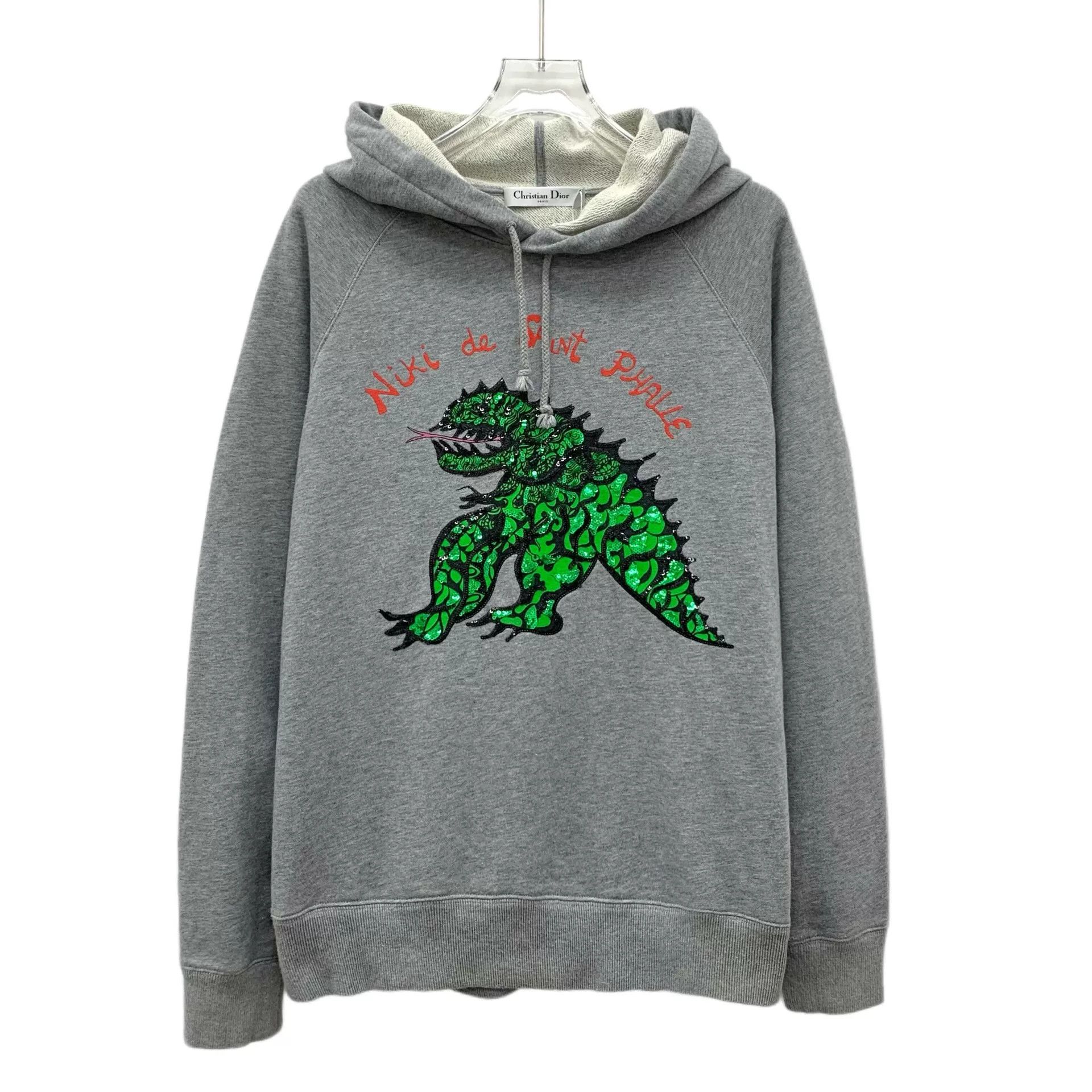 Dior Dior Niki de Saint Phalle Sequin Dinosaur Hoodie Size S Size US S / EU 44-46 / 1 - 2 Thumbnail