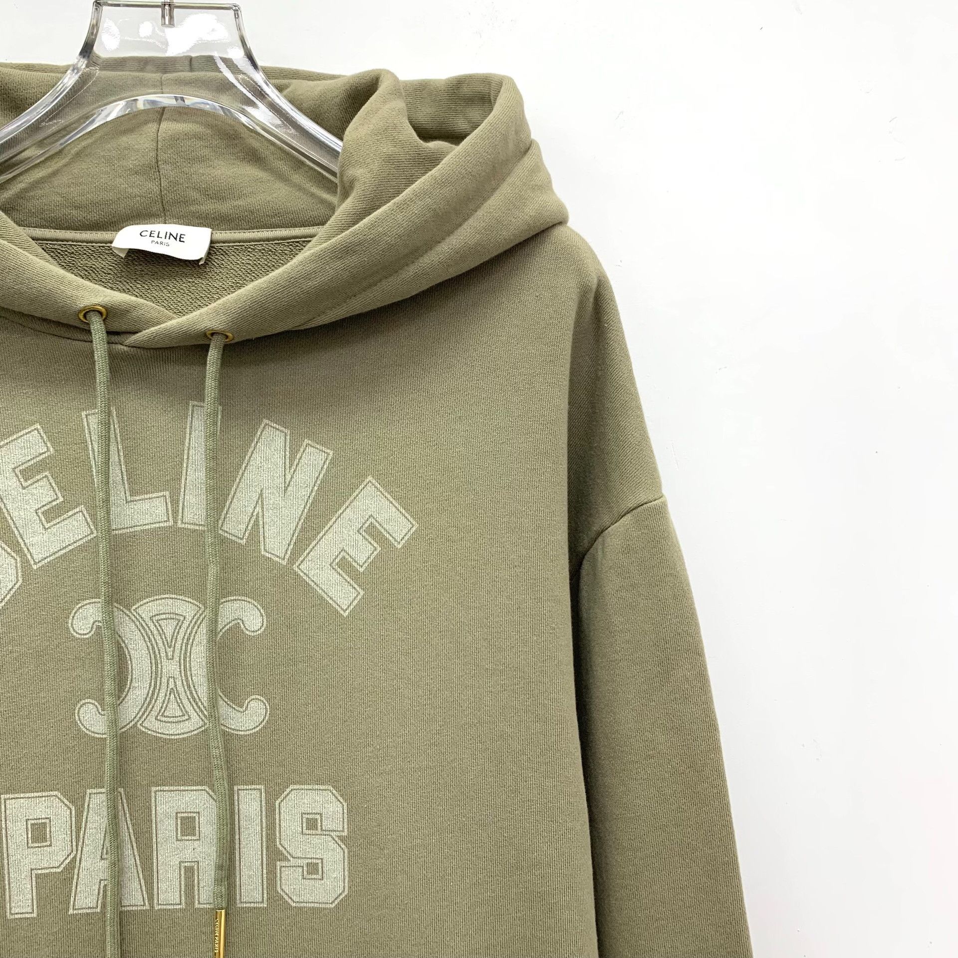 Celine Celine Logo Print Cotton Hoodie Size S Size S / US 4 / IT 40 - 4 Thumbnail