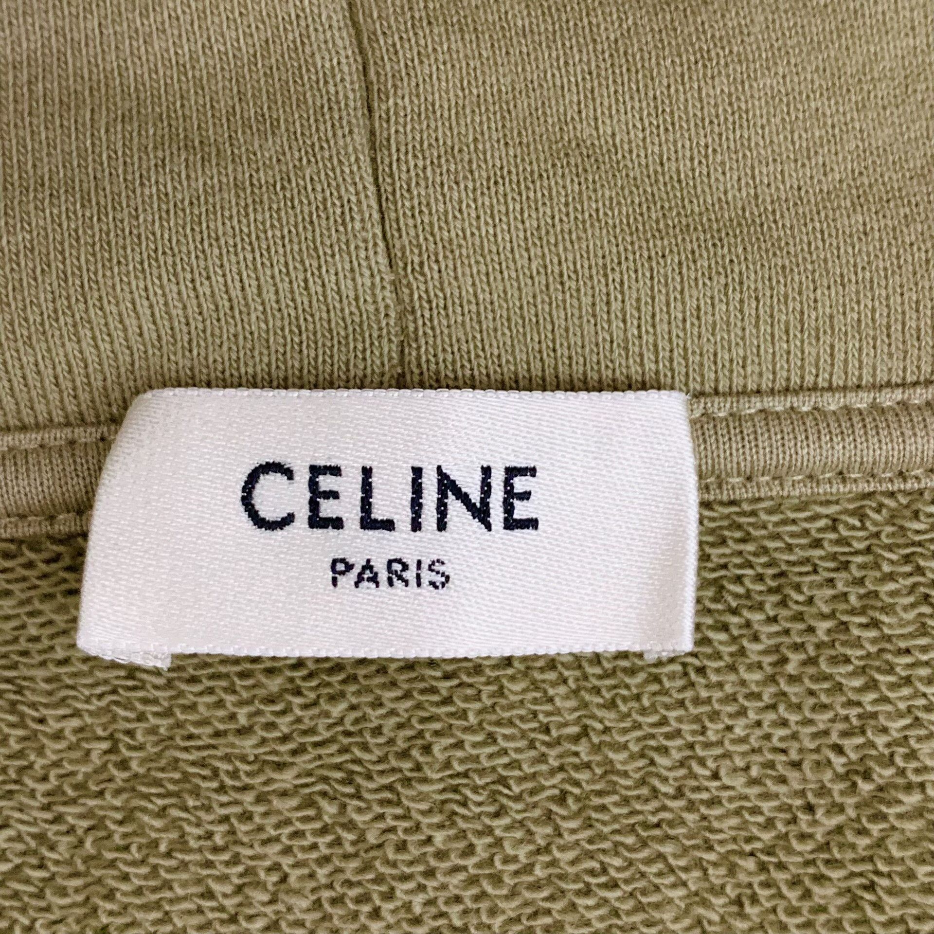 Celine Celine Logo Print Cotton Hoodie Size S Size S / US 4 / IT 40 - 6 Thumbnail