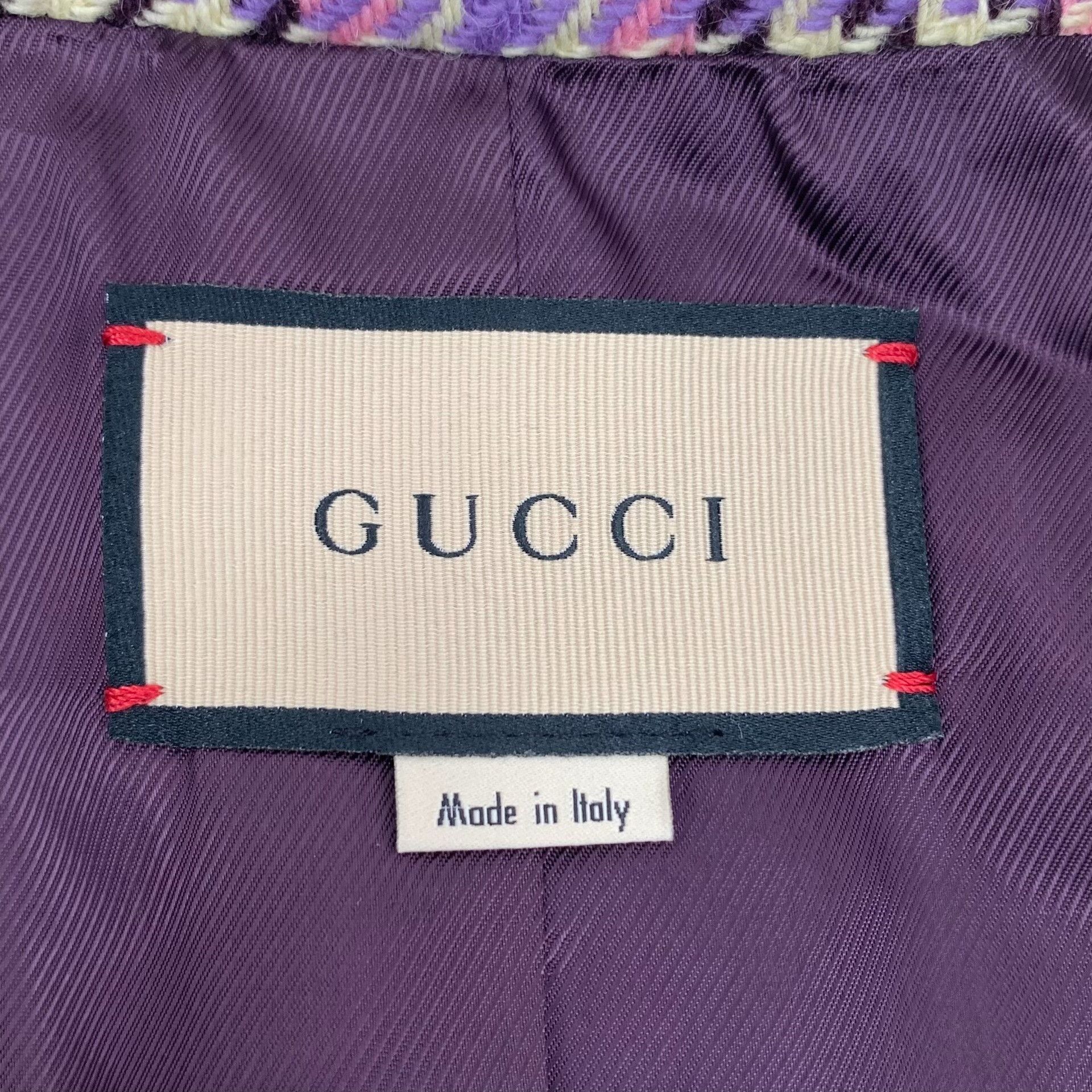 Gucci Gucci Houndstooth Snake Embroidery Cape IT 38 Size XS / US 0-2 / IT 36-38 - 6 Thumbnail