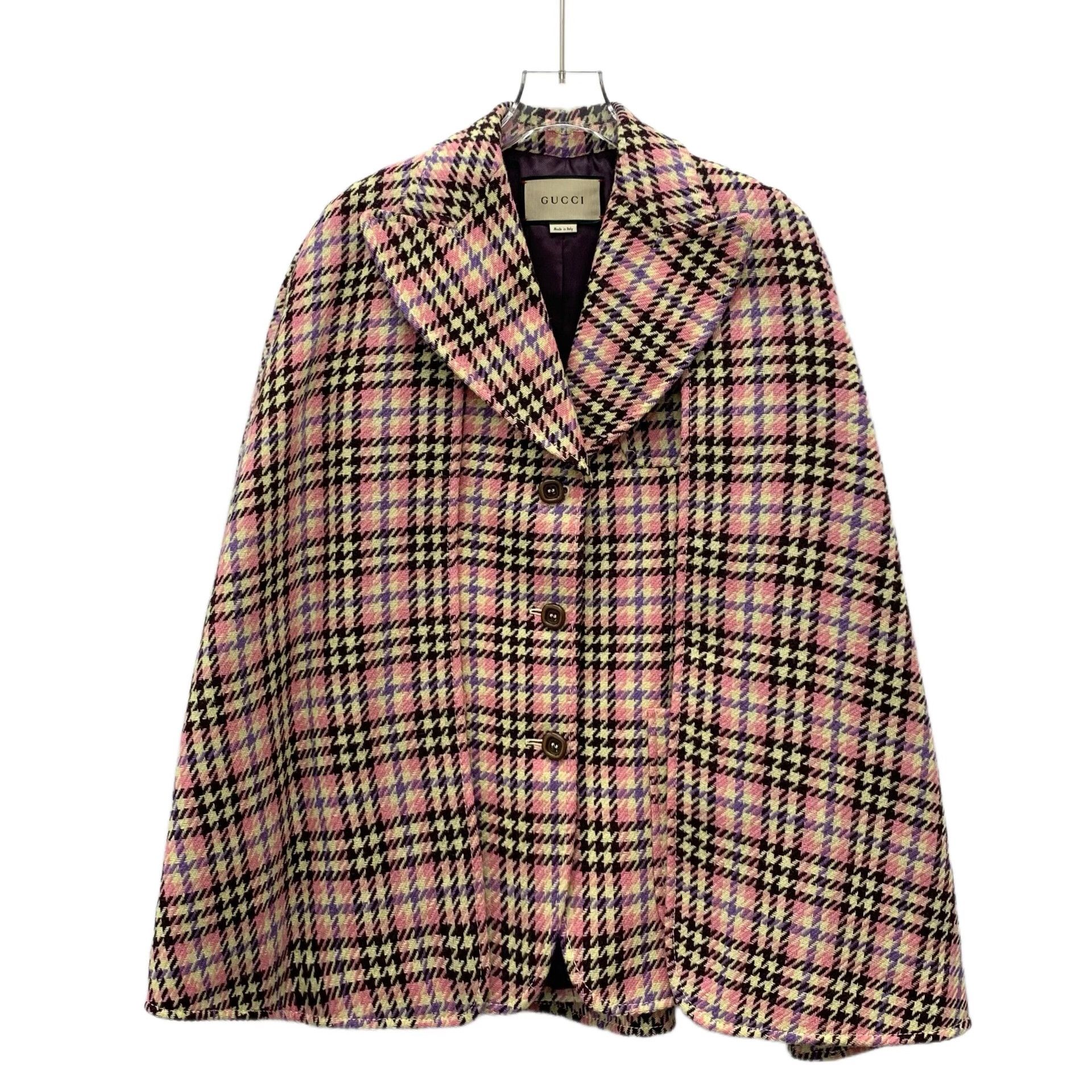 Gucci Gucci Houndstooth Snake Embroidery Cape IT 38 Size XS / US 0-2 / IT 36-38 - 2 Thumbnail