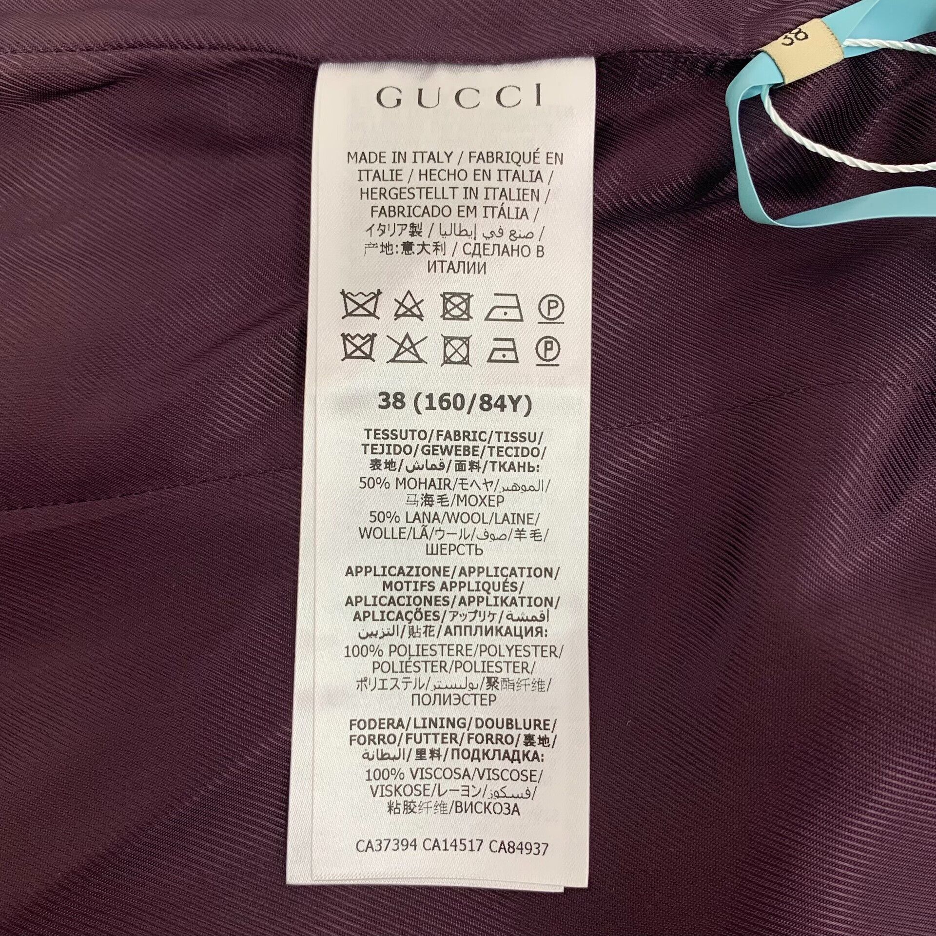 Gucci Gucci Houndstooth Snake Embroidery Cape IT 38 Size XS / US 0-2 / IT 36-38 - 8 Thumbnail