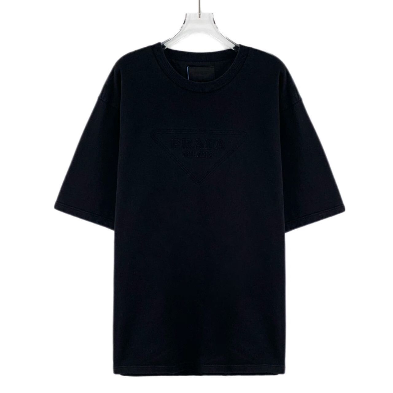 Prada Prada Embossed Triangle Logo T-Shirt XXL Size US XXL / EU 58 / 5 - 2 Thumbnail