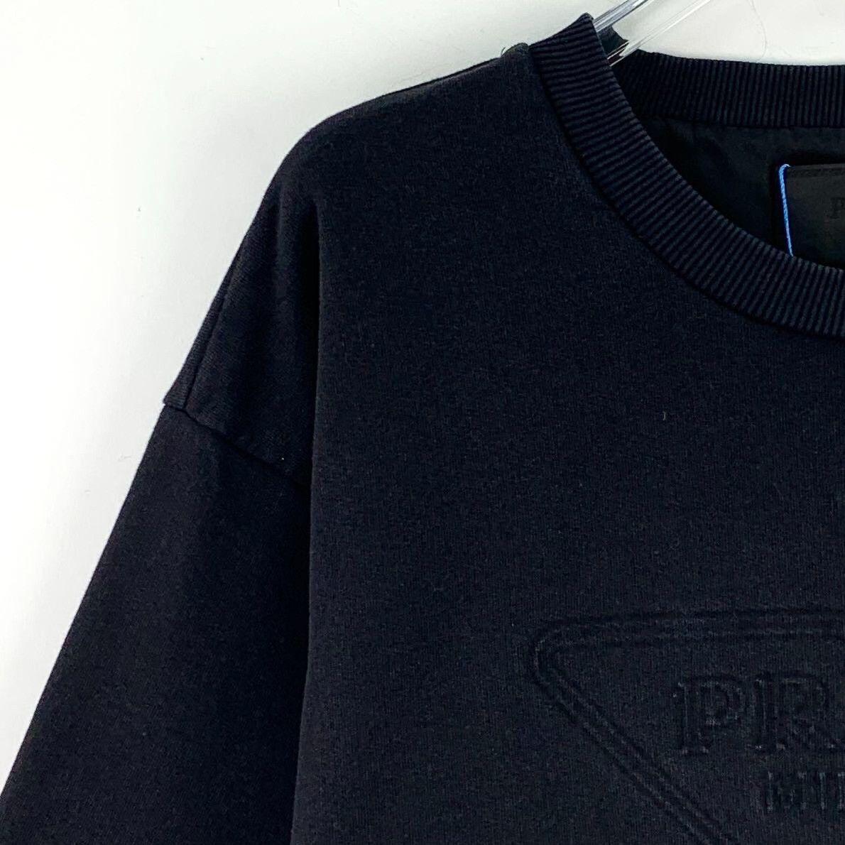 Prada Prada Embossed Triangle Logo T-Shirt XXL Size US XXL / EU 58 / 5 - 4 Thumbnail