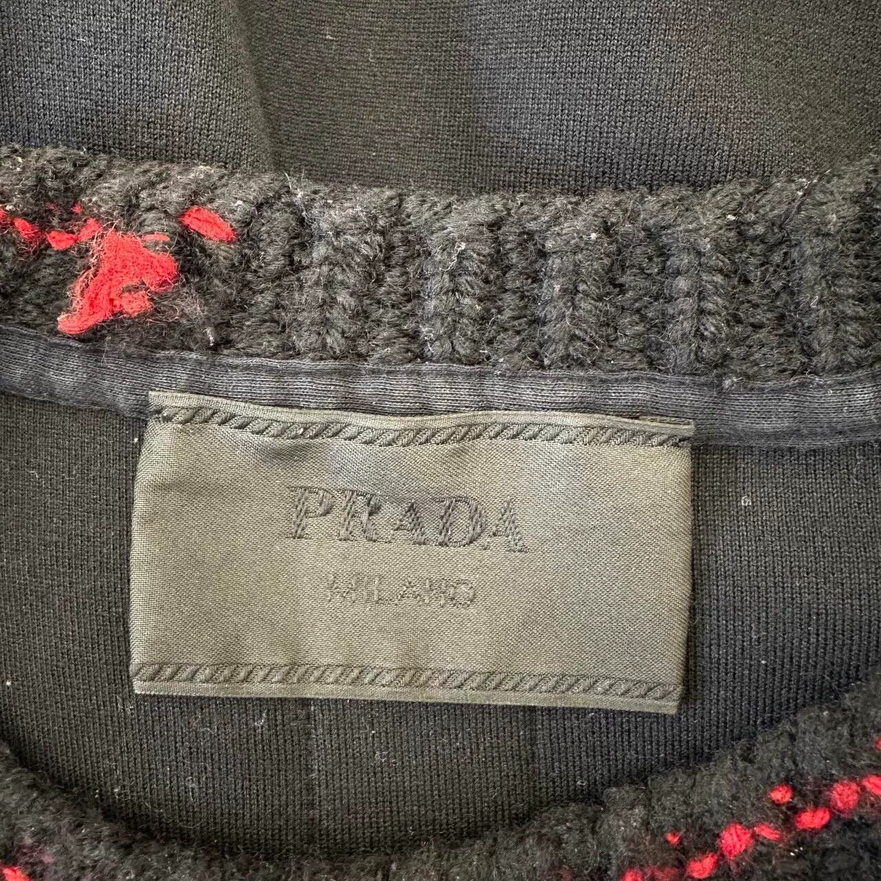 Prada Prada Multi-Badge Cotton Sweatshirt XL Size US XL / EU 56 / 4 - 6 Thumbnail