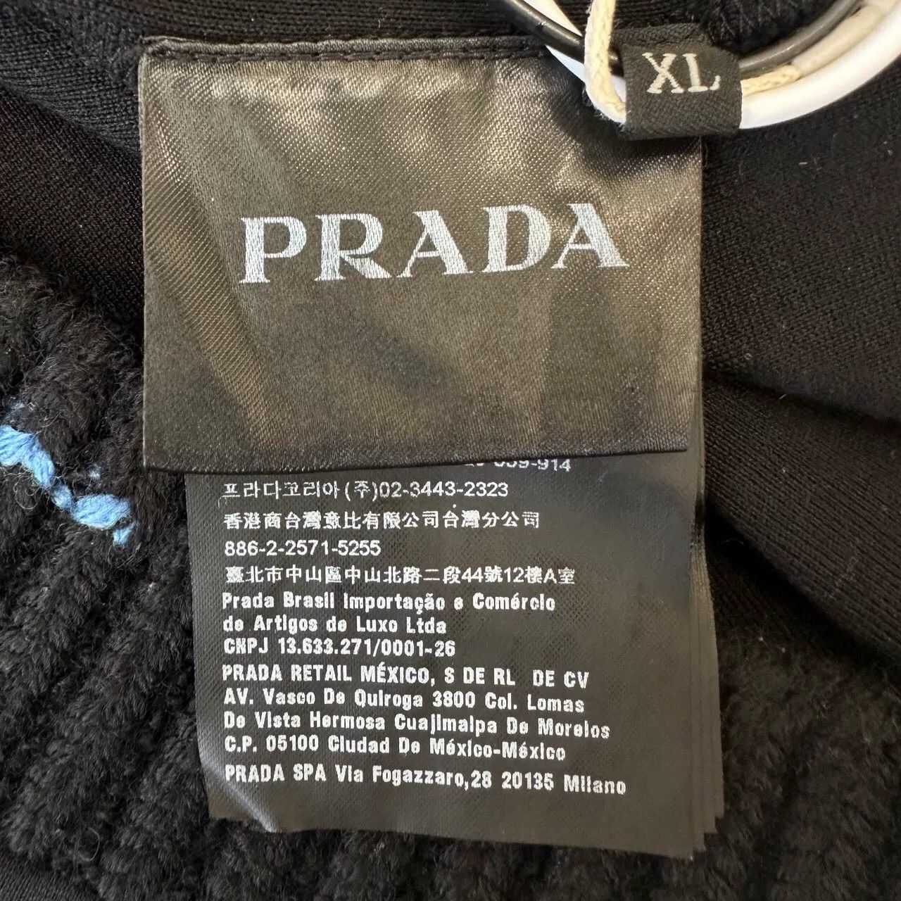 Prada Prada Multi-Badge Cotton Sweatshirt XL Size US XL / EU 56 / 4 - 7 Thumbnail