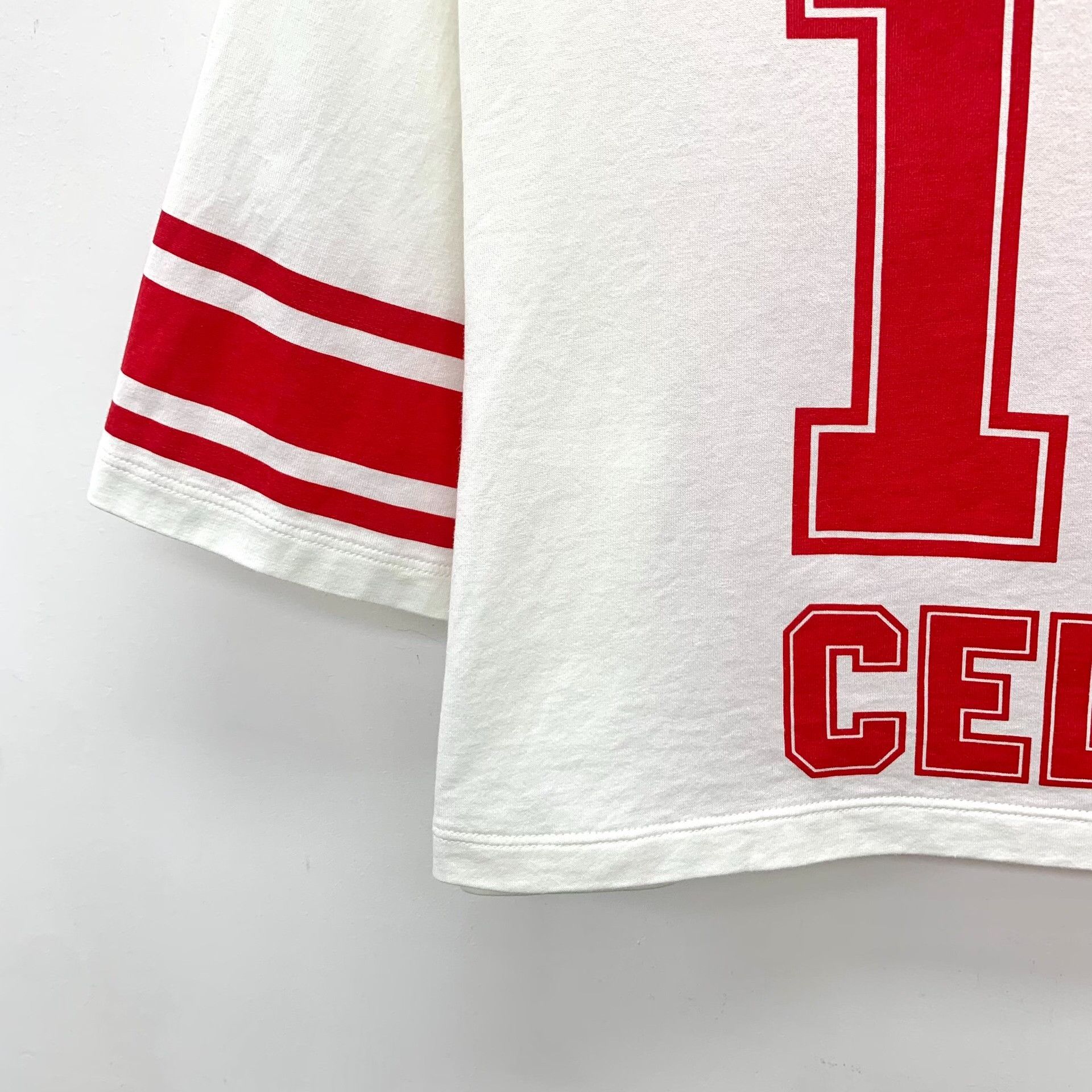 Celine Celine 16 Logo Cropped T-Shirt Size L Size L / US 10 / IT 46 - 5 Thumbnail